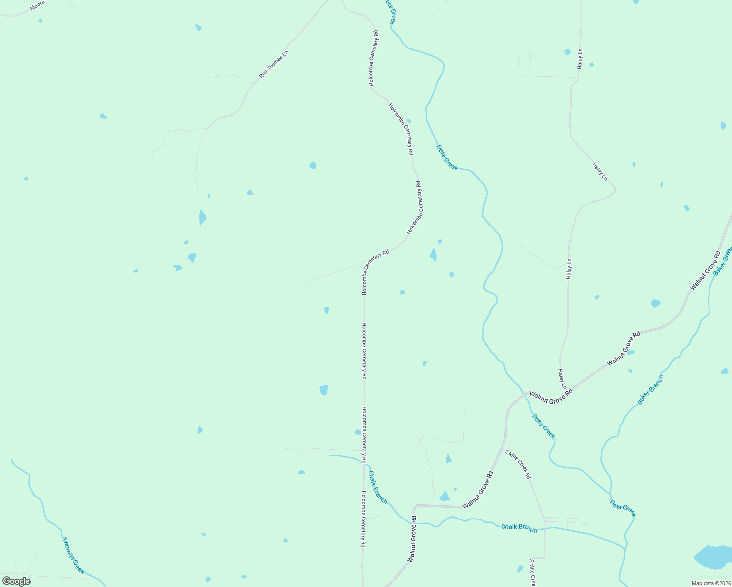 map of restaurants, bars, coffee shops, grocery stores, and more near 1375 Holcombe Cemetary Road in Newark