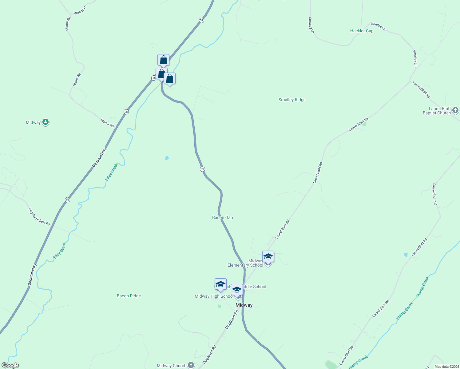 map of restaurants, bars, coffee shops, grocery stores, and more near 384 Loudon Highway in Kingston