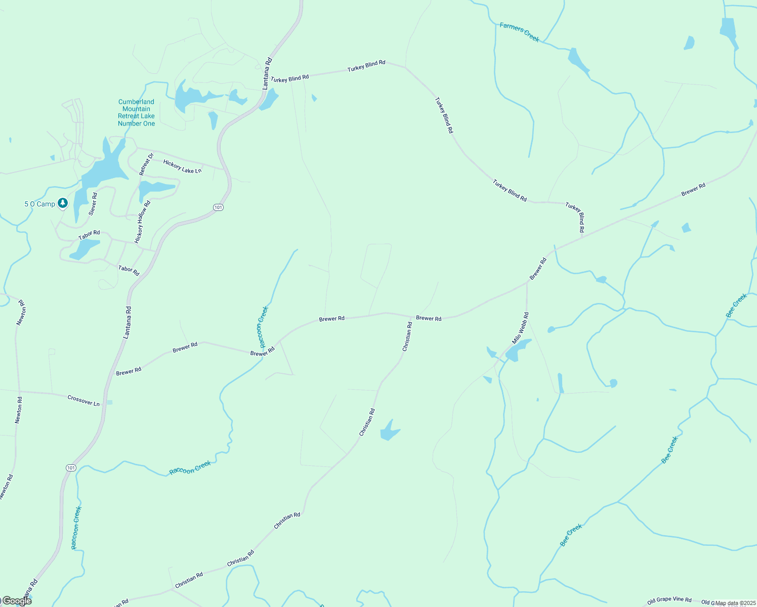 map of restaurants, bars, coffee shops, grocery stores, and more near 80 Daymon Circle in Crossville