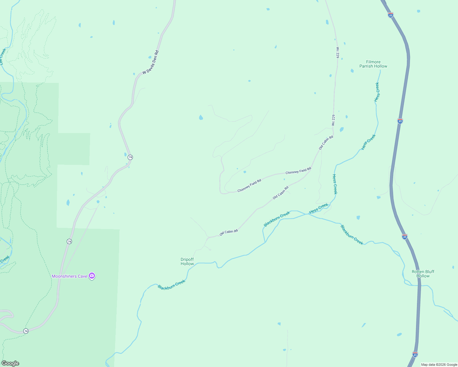 map of restaurants, bars, coffee shops, grocery stores, and more near 20780 Pond Pasture Road in Winslow
