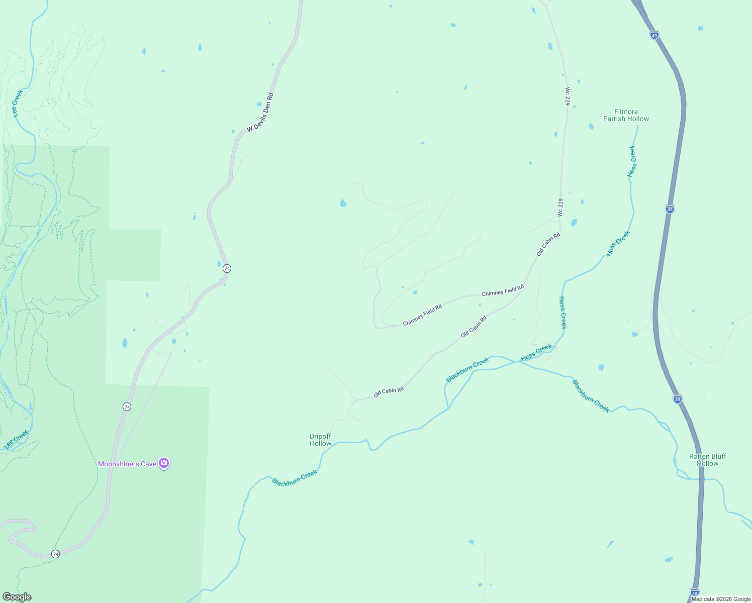 map of restaurants, bars, coffee shops, grocery stores, and more near 20780 Pond Pasture Road in Winslow