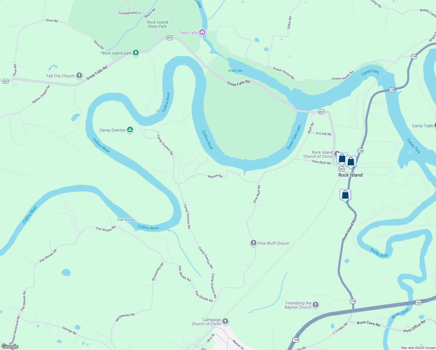 map of restaurants, bars, coffee shops, grocery stores, and more near 553 Watson Road in Rock Island