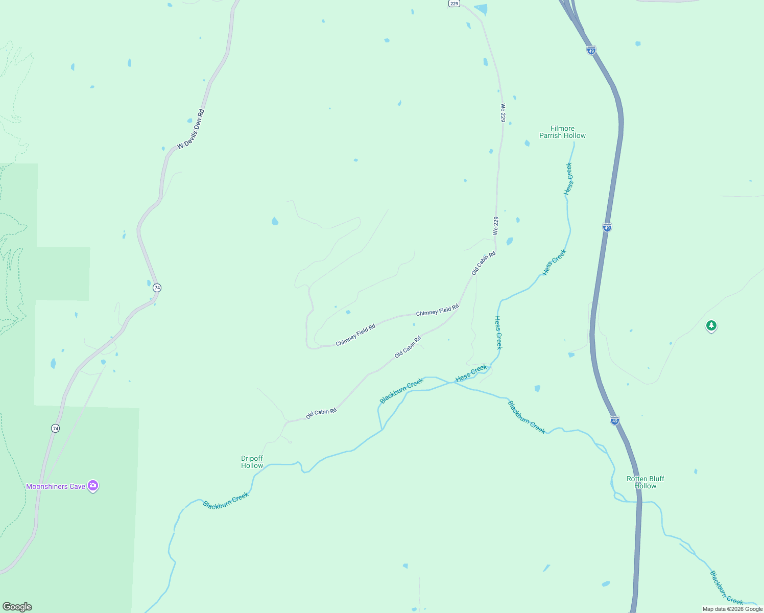 map of restaurants, bars, coffee shops, grocery stores, and more near 20988 Chimney Field Road in Winslow
