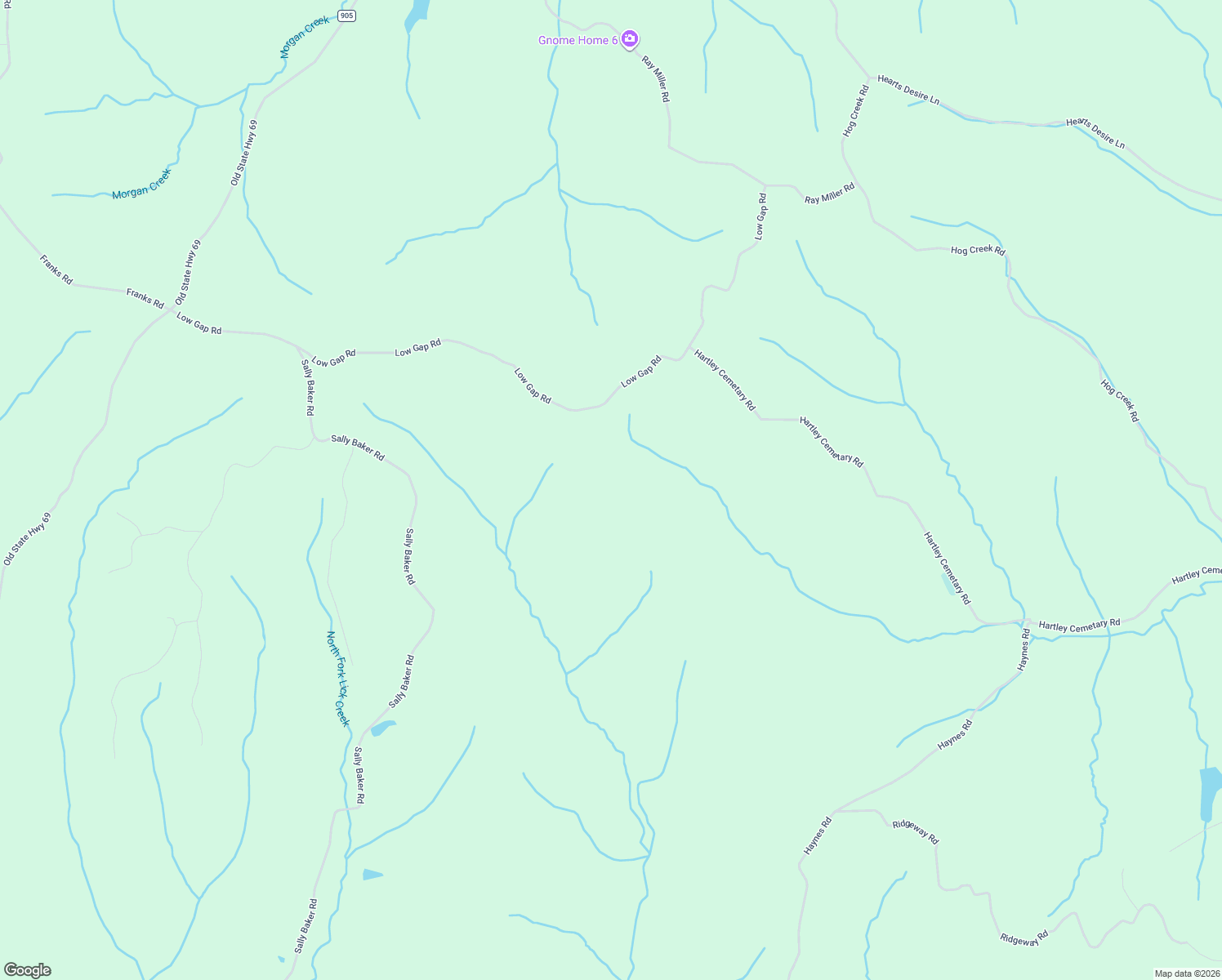 map of restaurants, bars, coffee shops, grocery stores, and more near 4101 Old Sh 69 in Sugar Tree