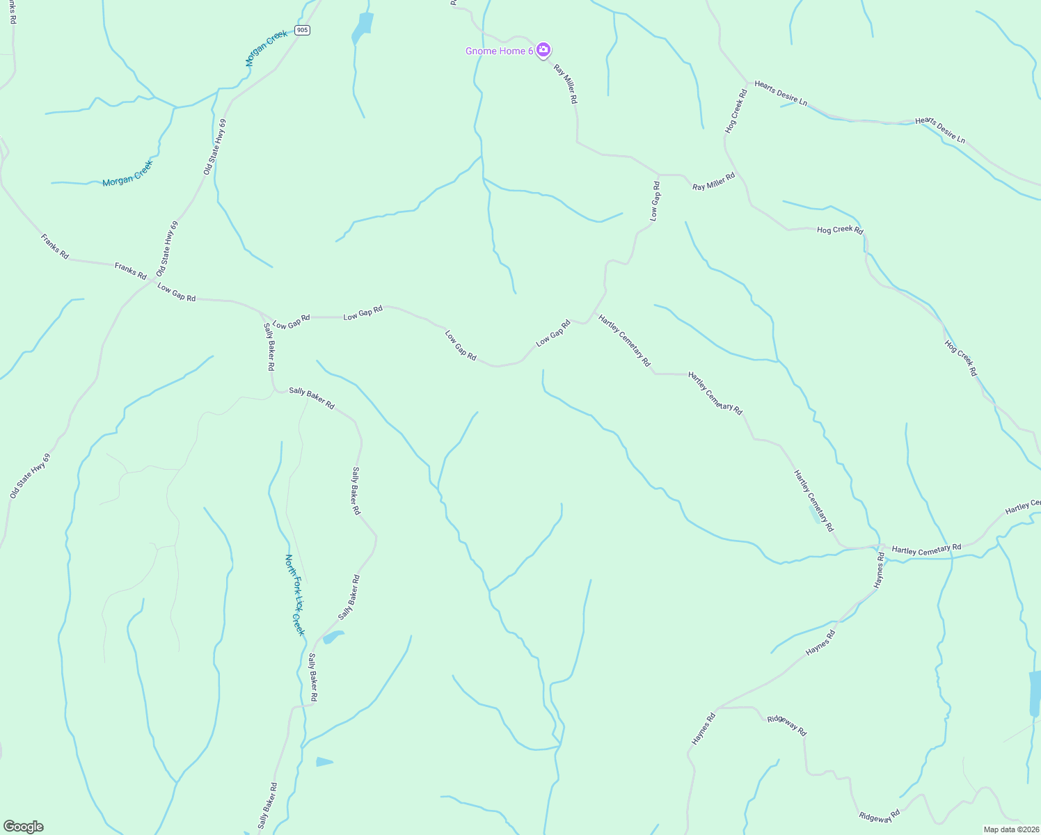 map of restaurants, bars, coffee shops, grocery stores, and more near 4101 Old Sh 69 in Sugar Tree