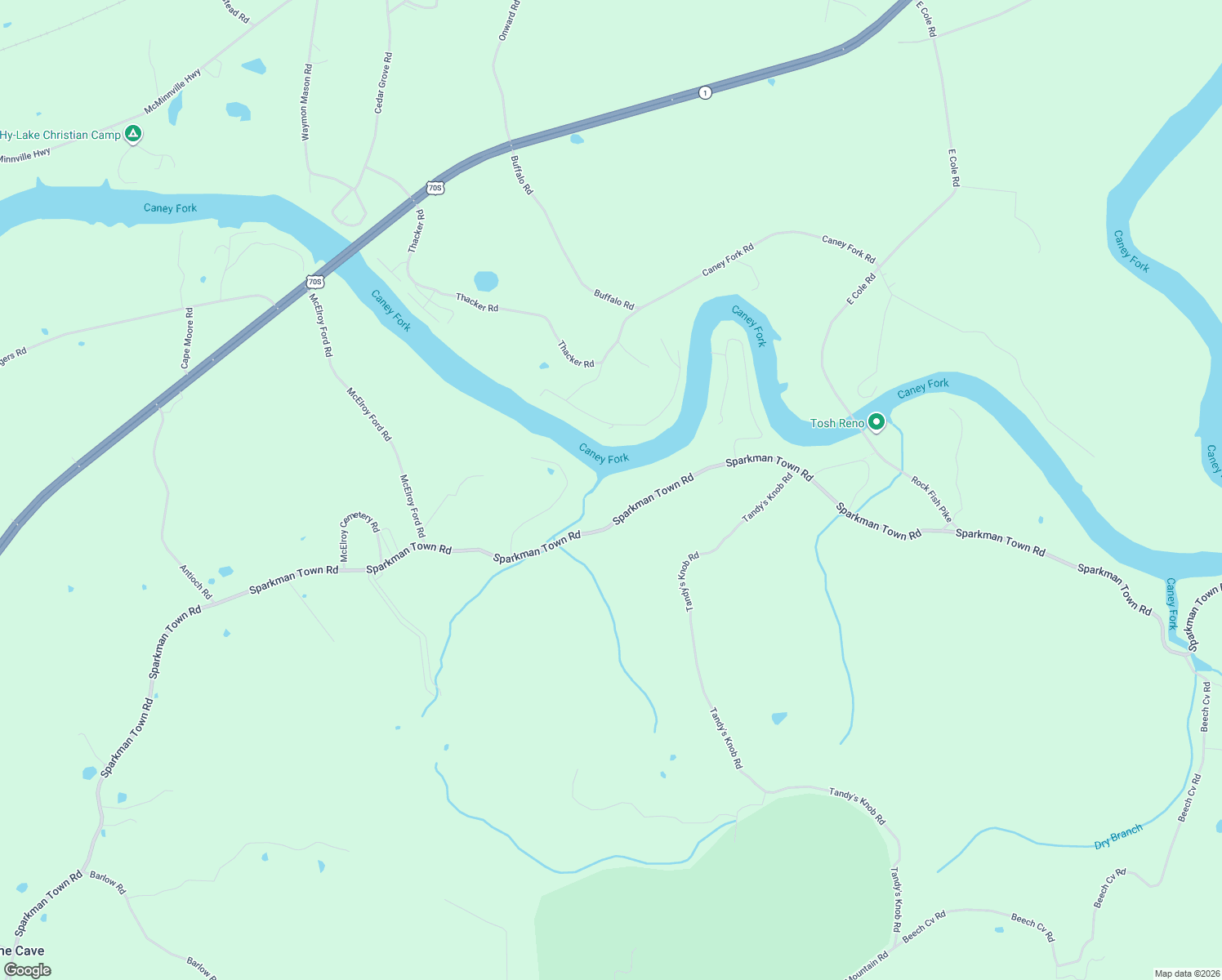 map of restaurants, bars, coffee shops, grocery stores, and more near 2541 Sparkman Town Road in Doyle