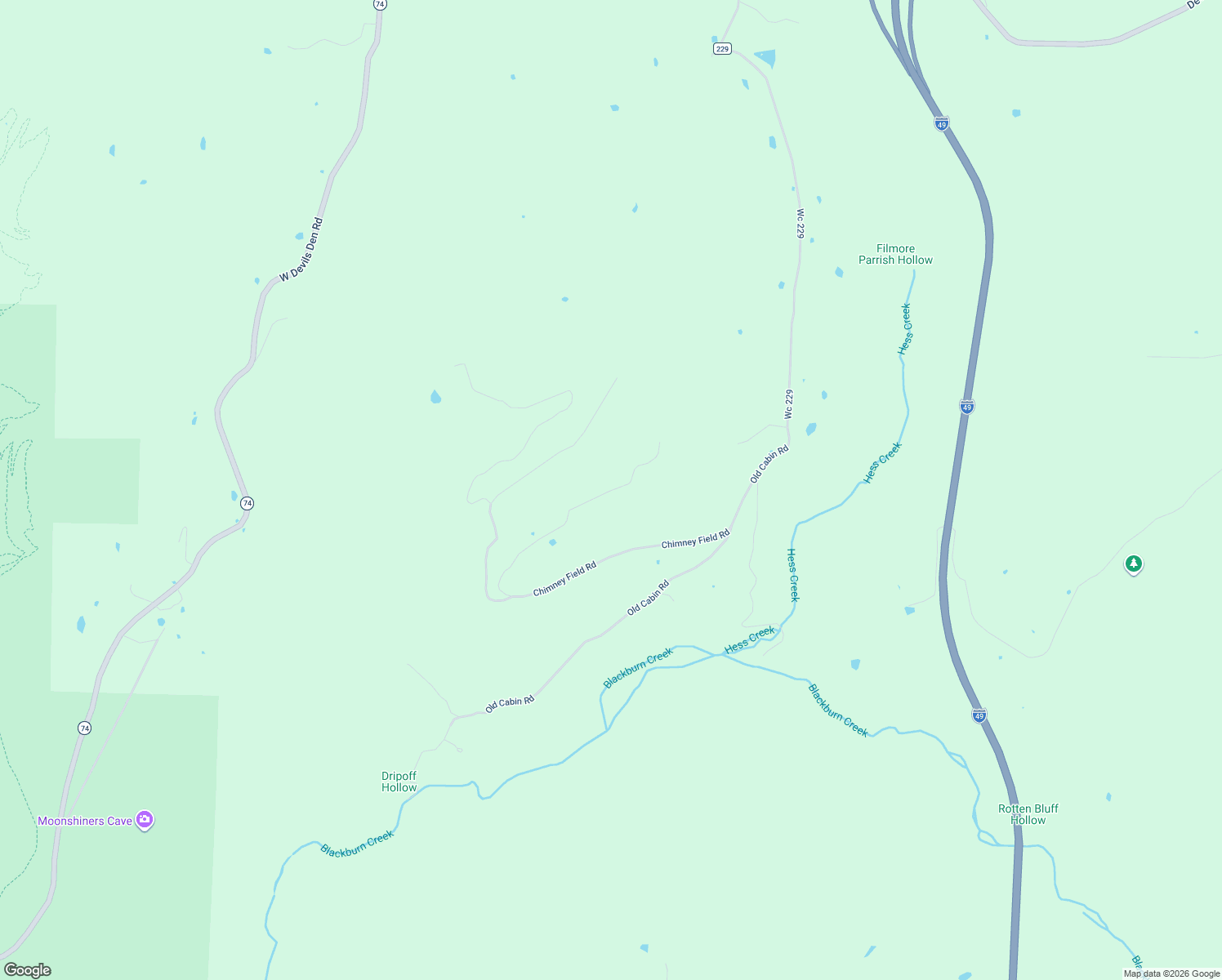 map of restaurants, bars, coffee shops, grocery stores, and more near 20289 Pond Pasture Road in Winslow