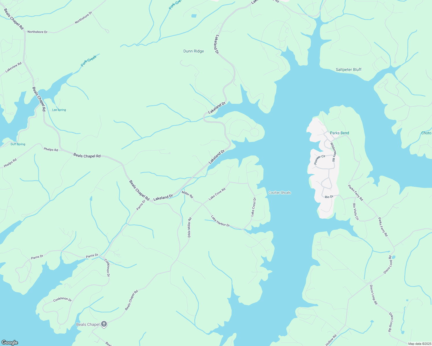 map of restaurants, bars, coffee shops, grocery stores, and more near 1794 Lakeland Drive in Lenoir City