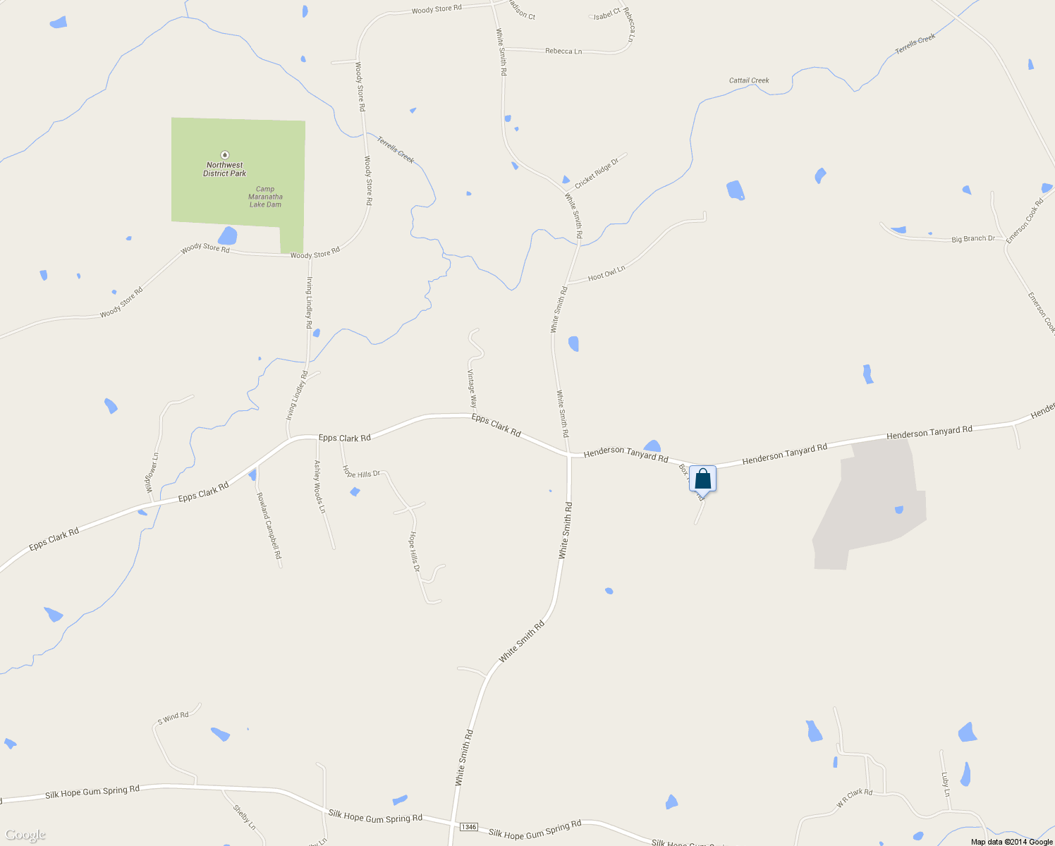 map of restaurants, bars, coffee shops, grocery stores, and more near 186 Epps Clark Rd in Siler City