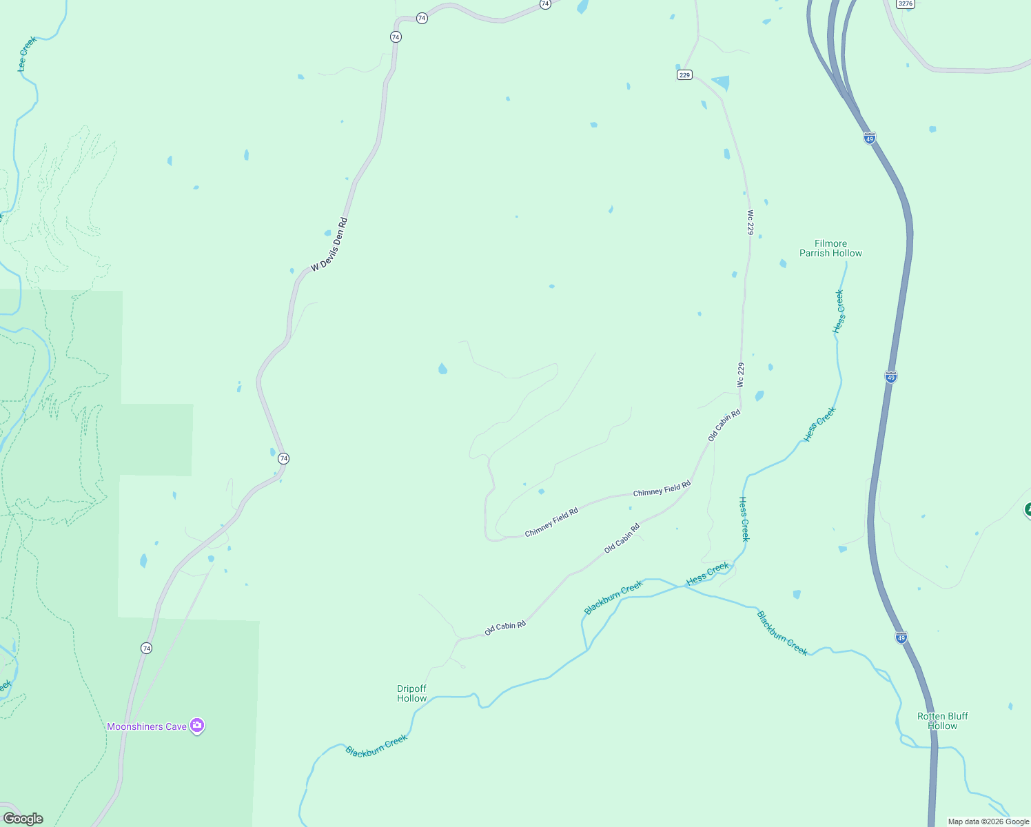 map of restaurants, bars, coffee shops, grocery stores, and more near 20445 Chimney Field Road in Winslow
