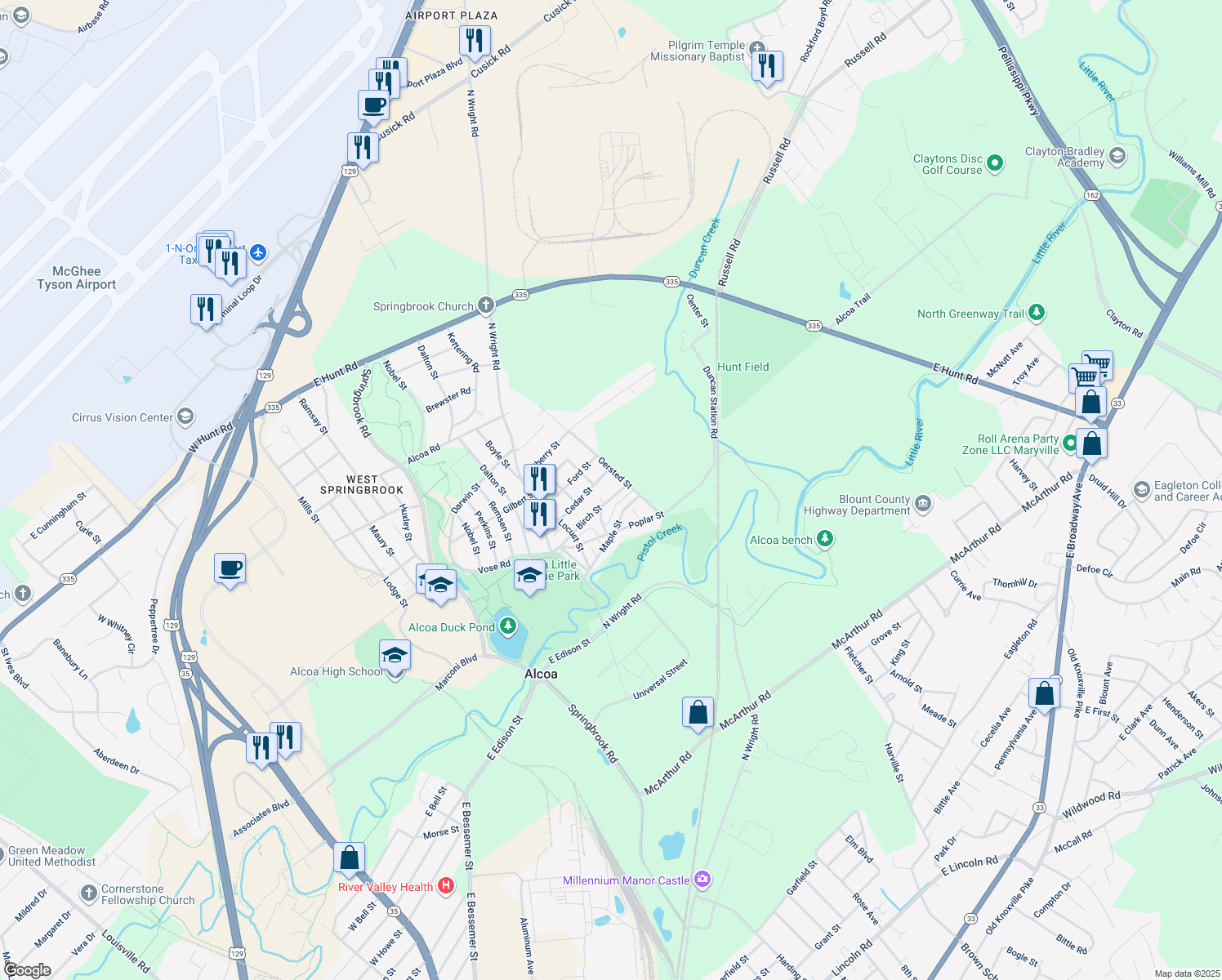 931 Birch Street, Alcoa TN Walk Score