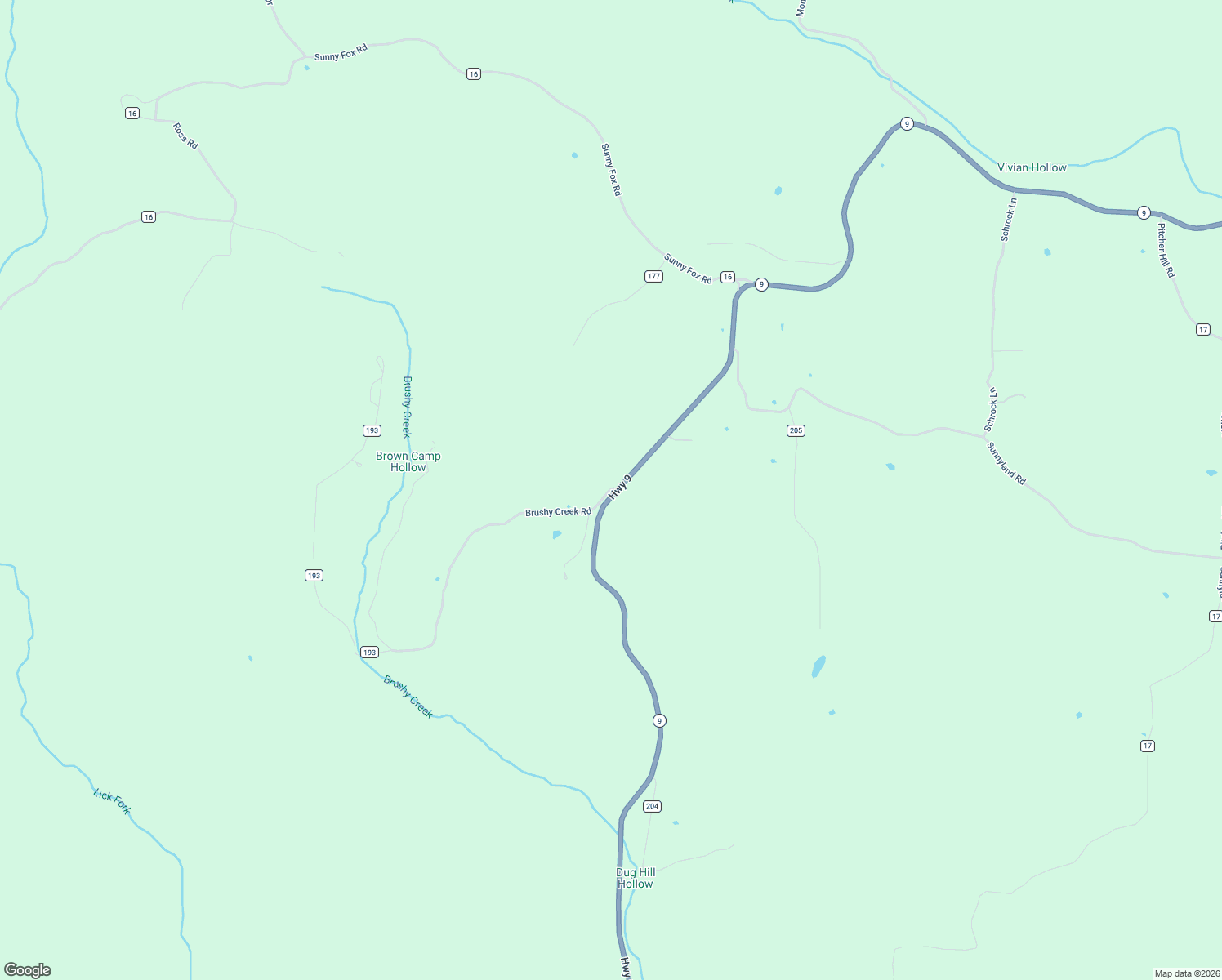 map of restaurants, bars, coffee shops, grocery stores, and more near 162 Brushy Creek Road in Mountain View