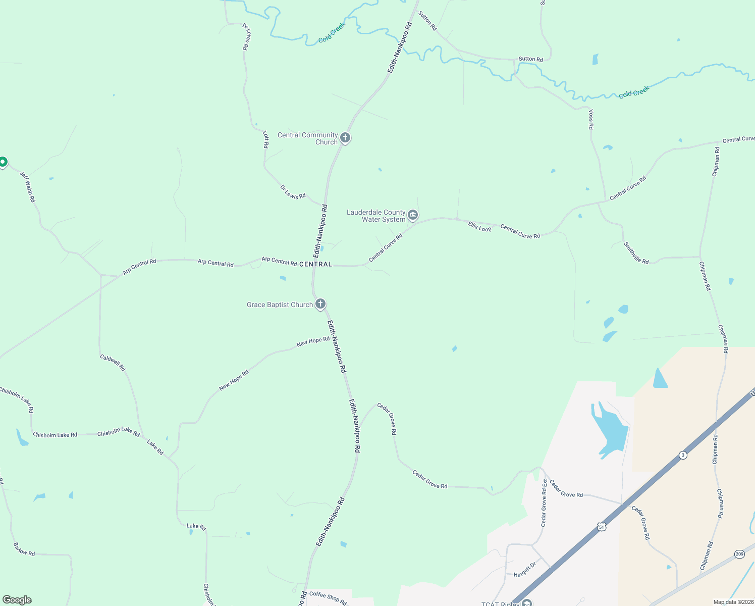 map of restaurants, bars, coffee shops, grocery stores, and more near 175 New Hope Road in Ripley