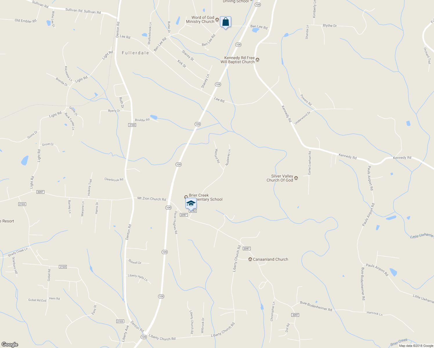 map of restaurants, bars, coffee shops, grocery stores, and more near 533 Watford Road in Thomasville