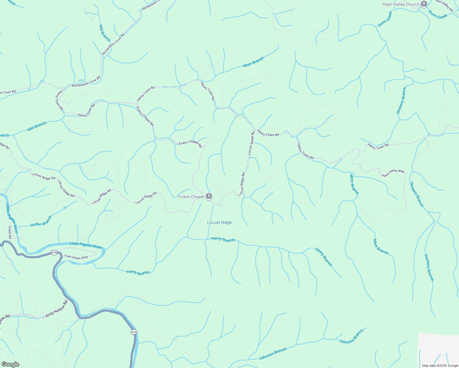 map of restaurants, bars, coffee shops, grocery stores, and more near 4230 Alpine Ridge Way in Sevierville