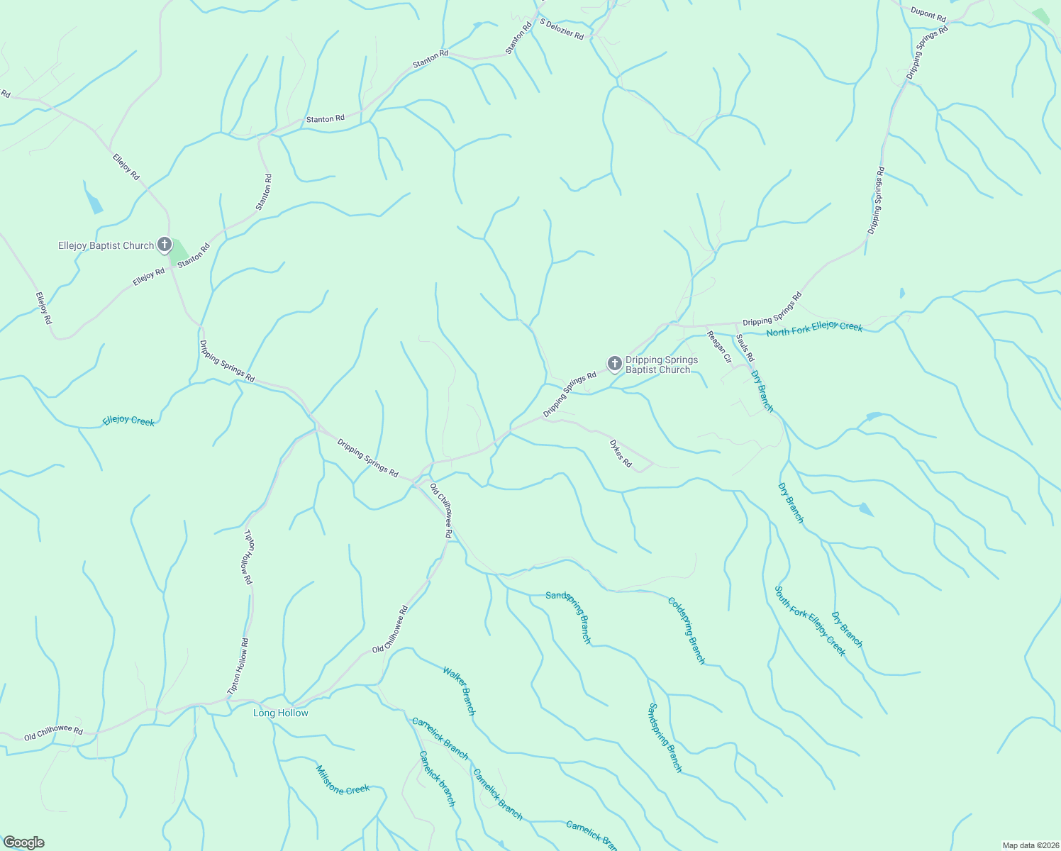 map of restaurants, bars, coffee shops, grocery stores, and more near 1720 Dripping Springs Road in Seymour