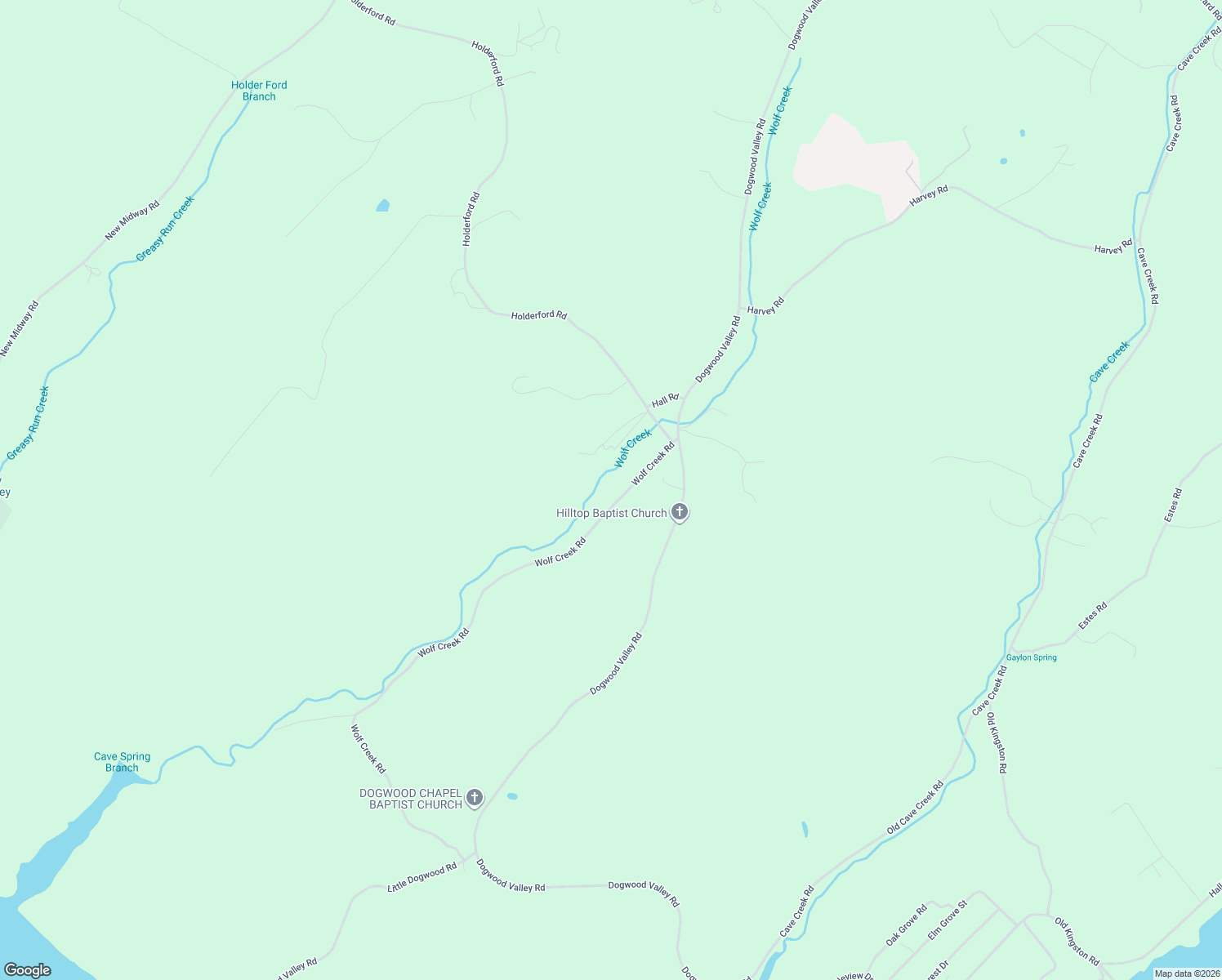 map of restaurants, bars, coffee shops, grocery stores, and more near 120 Wolf Creek Road in Kingston