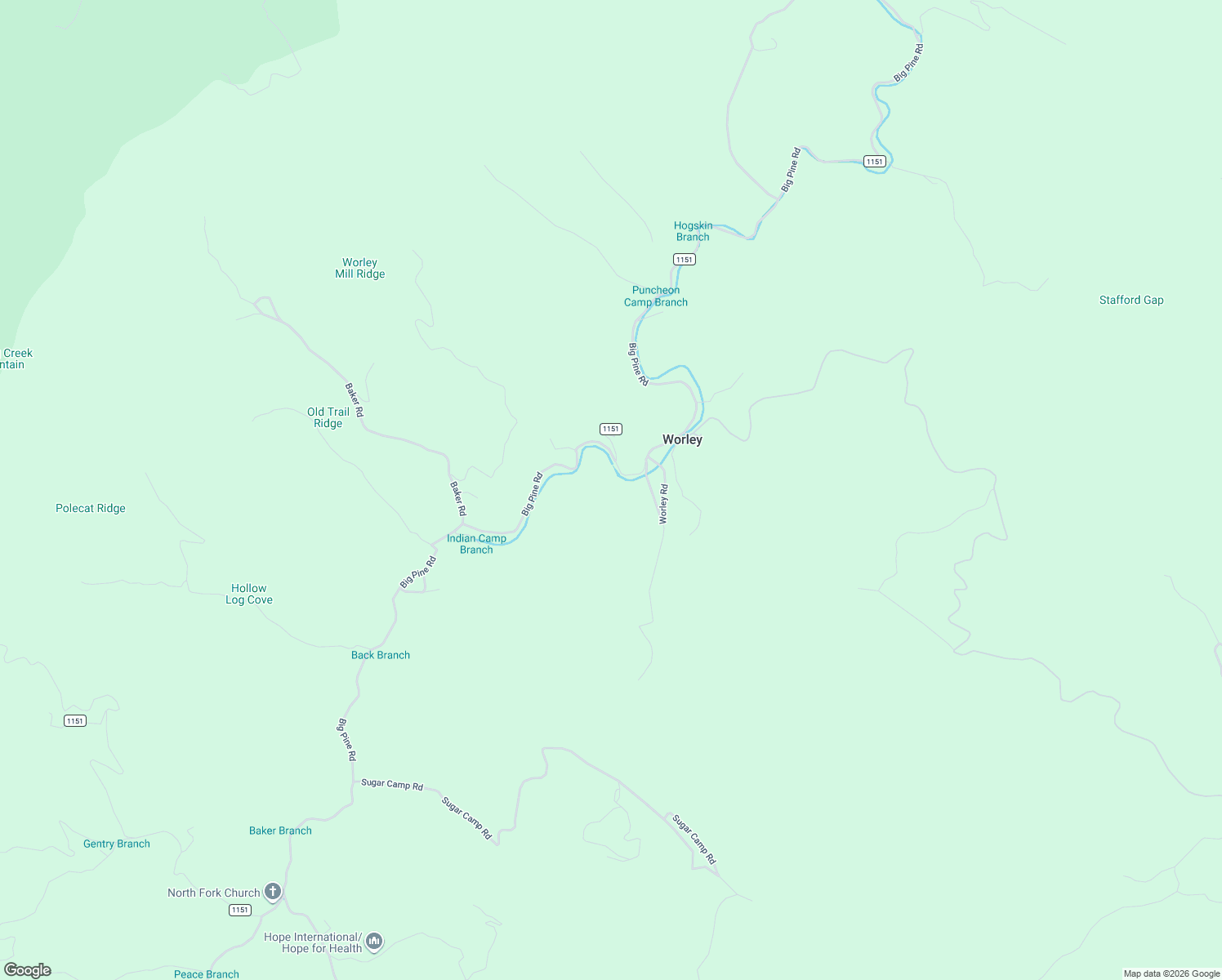 map of restaurants, bars, coffee shops, grocery stores, and more near 1 Worley Road in Marshall