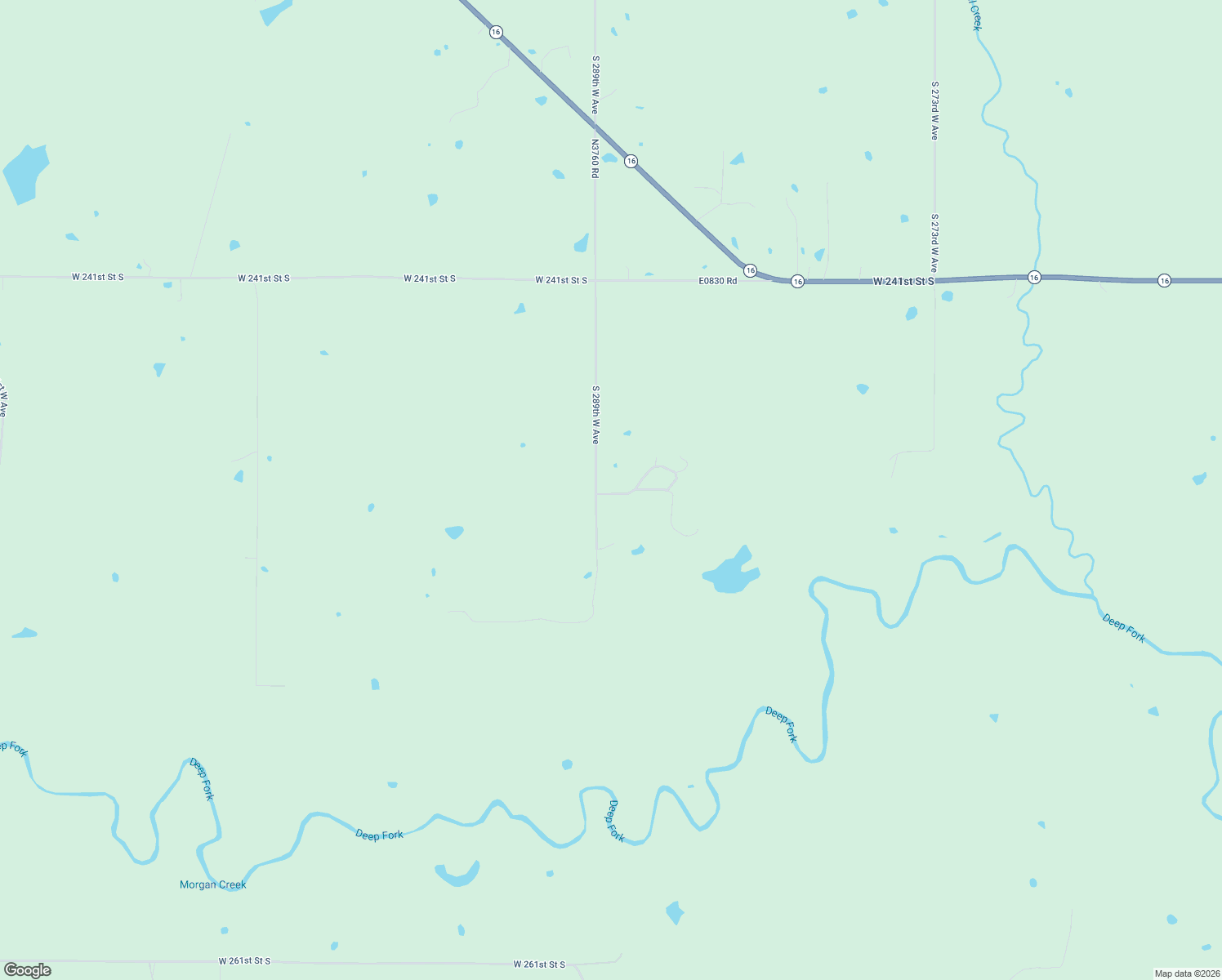 map of restaurants, bars, coffee shops, grocery stores, and more near 24705 South 289th West Avenue in Bristow