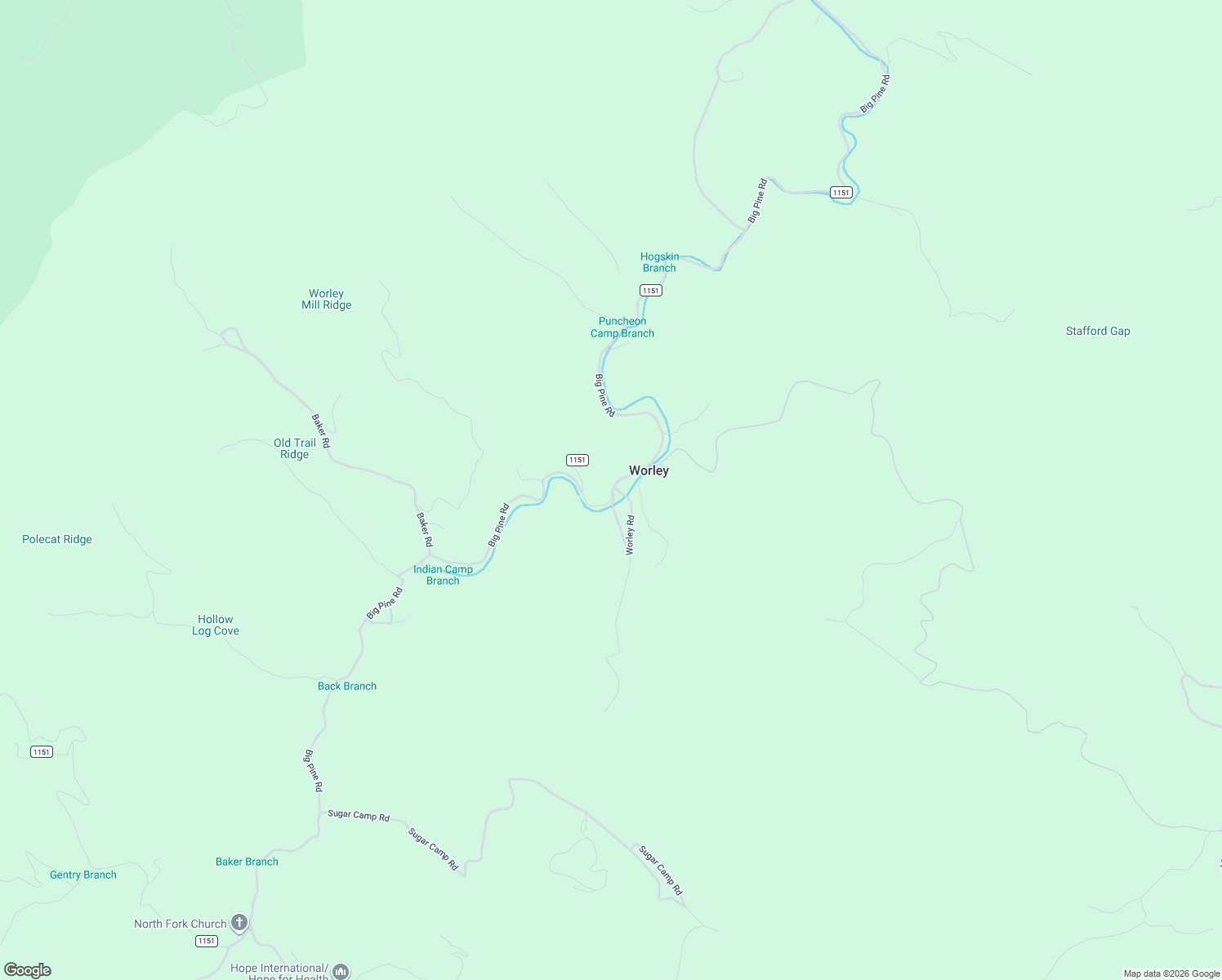 map of restaurants, bars, coffee shops, grocery stores, and more near 1 Worley Road in Marshall