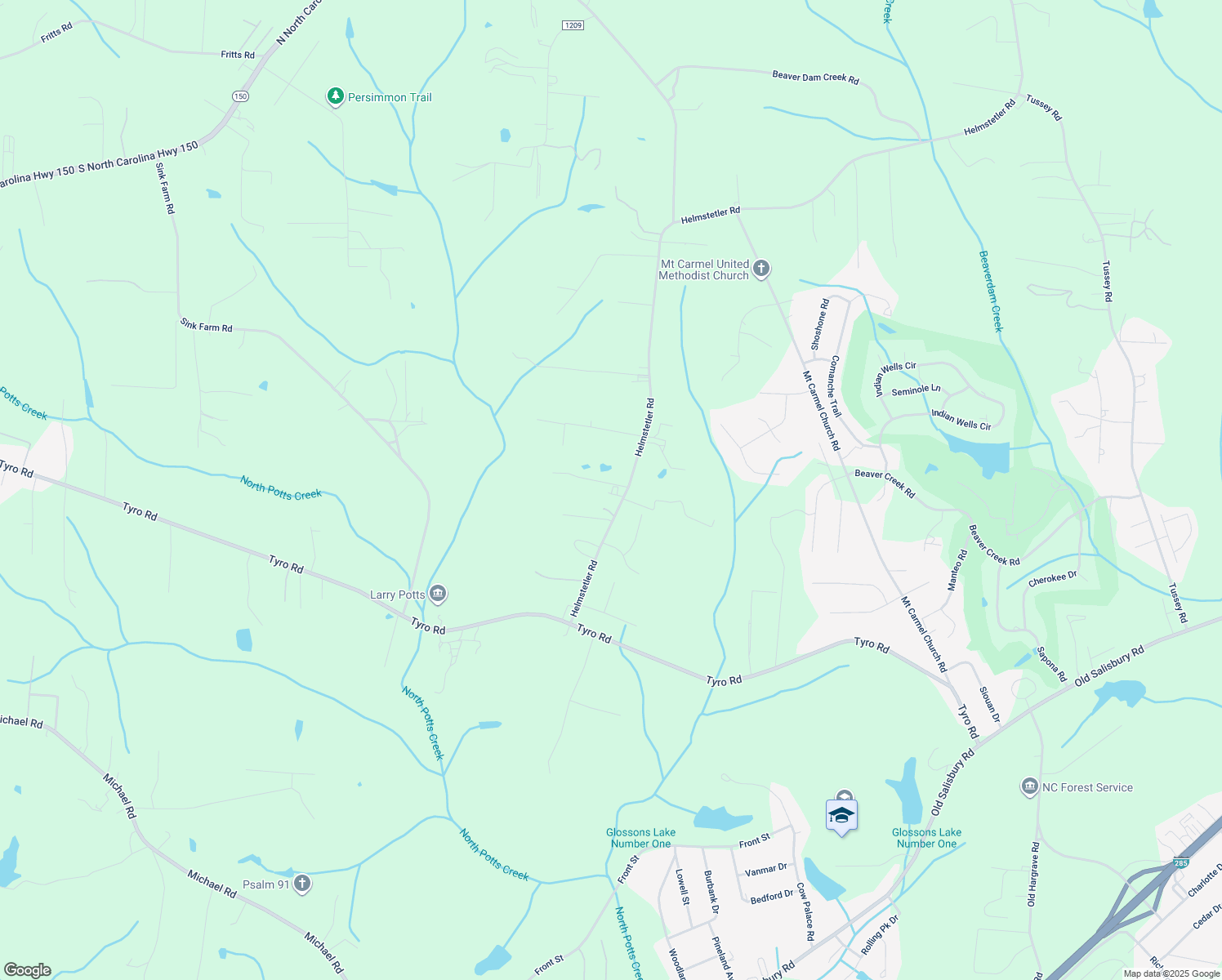 map of restaurants, bars, coffee shops, grocery stores, and more near 517 Helmstetler Road in Lexington