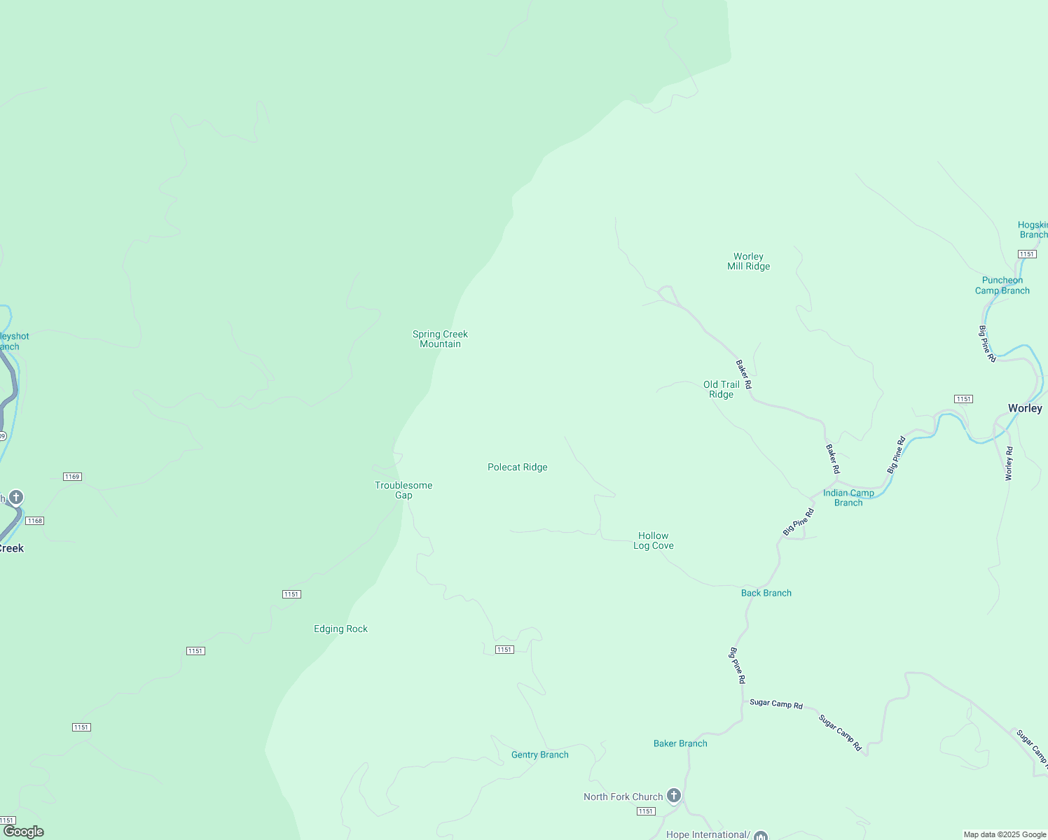 map of restaurants, bars, coffee shops, grocery stores, and more near 1161 Back Branch Road in Marshall