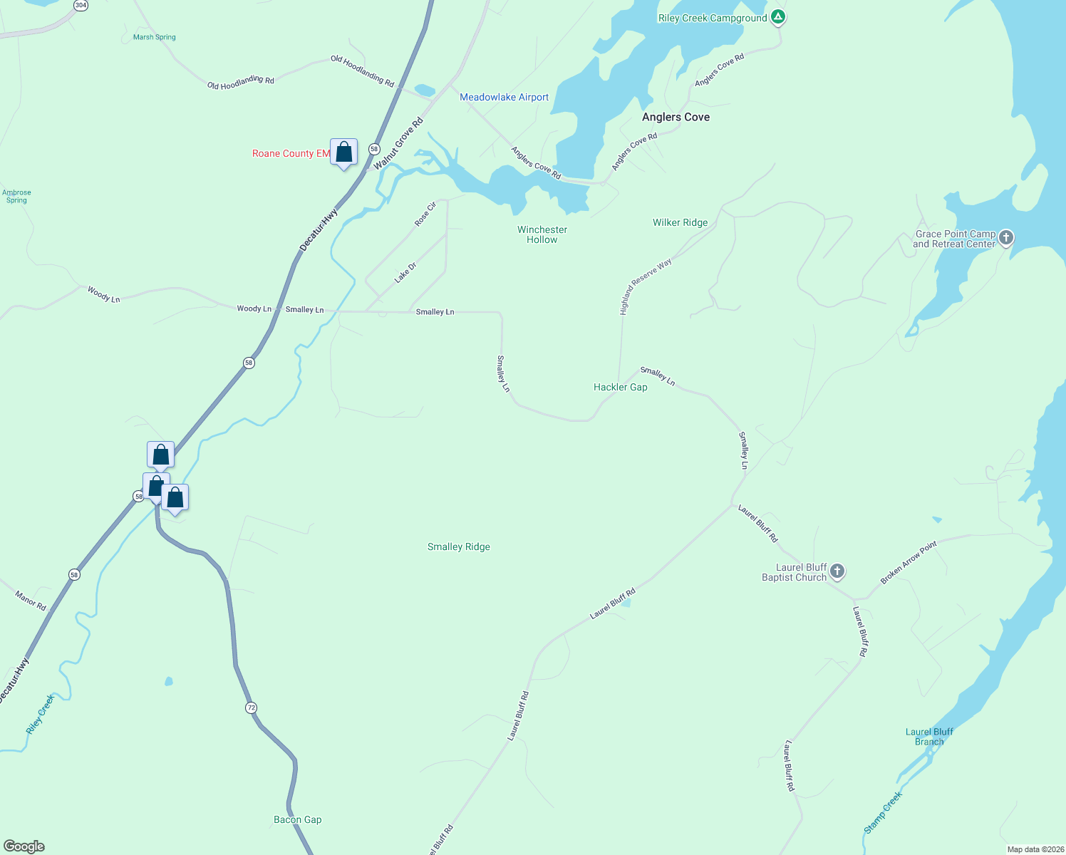 map of restaurants, bars, coffee shops, grocery stores, and more near Smalley Lane in Kingston