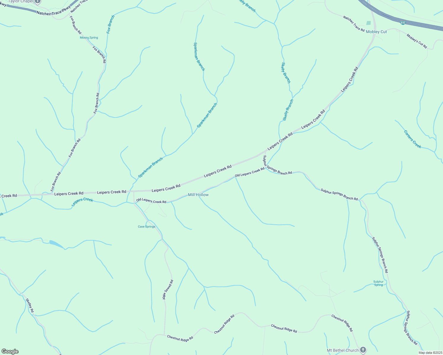 map of restaurants, bars, coffee shops, grocery stores, and more near 6812 Leipers Creek Road in Franklin