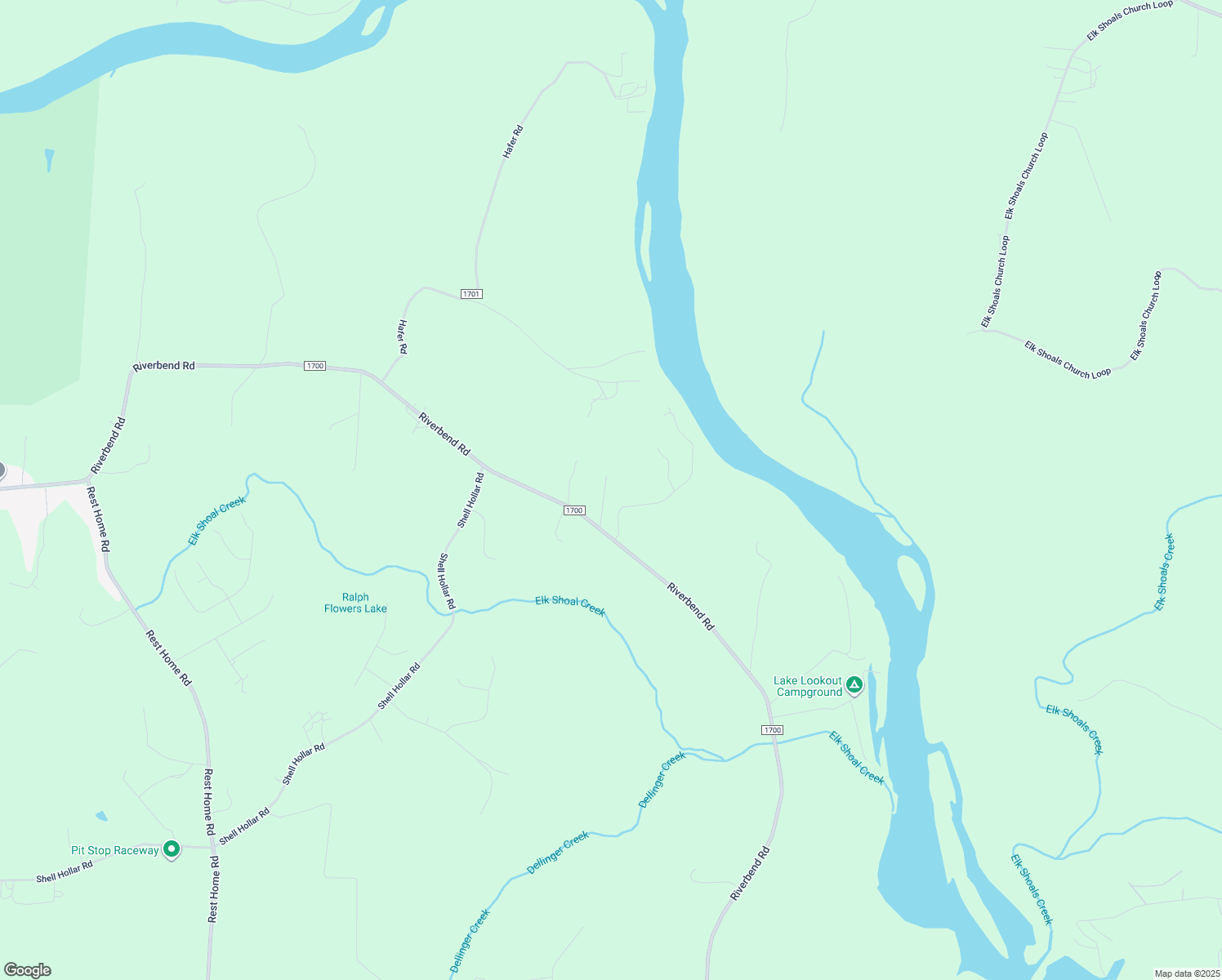 map of restaurants, bars, coffee shops, grocery stores, and more near 6256 Elk Shoals Drive in Claremont