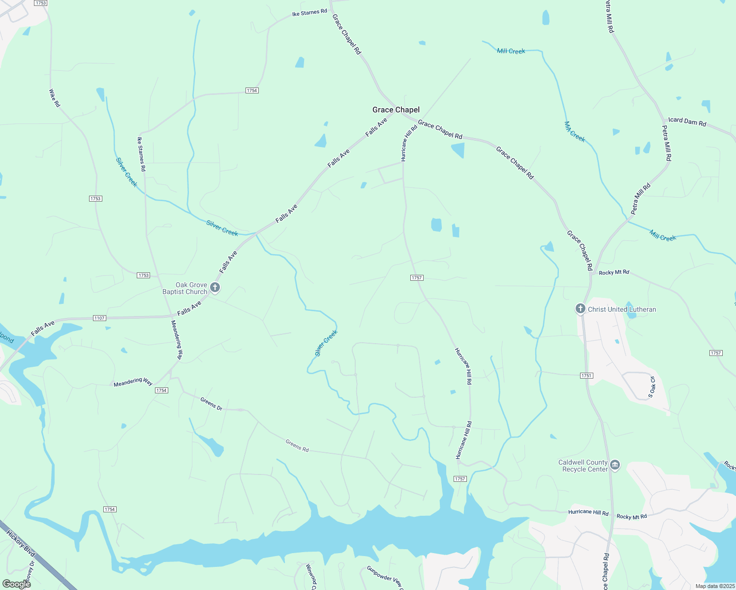map of restaurants, bars, coffee shops, grocery stores, and more near 5172 Hidden Acres Lane in Granite Falls