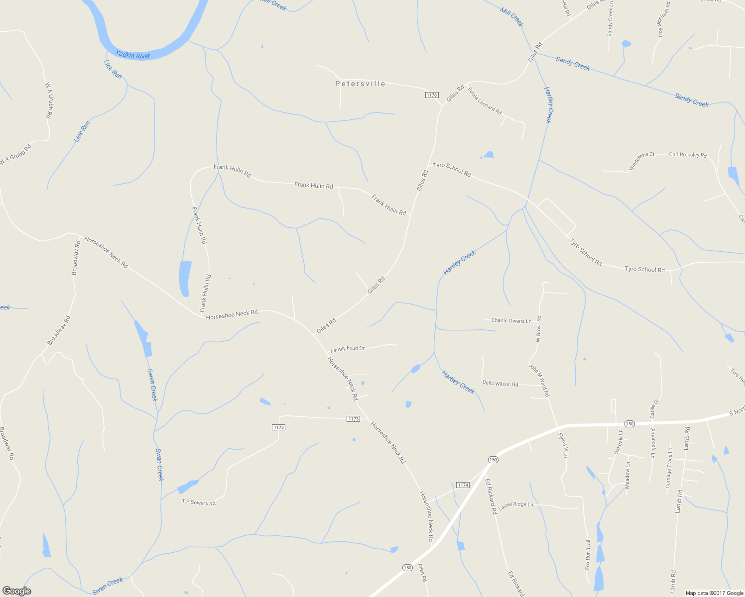 map of restaurants, bars, coffee shops, grocery stores, and more near 4615 Giles Road in Lexington