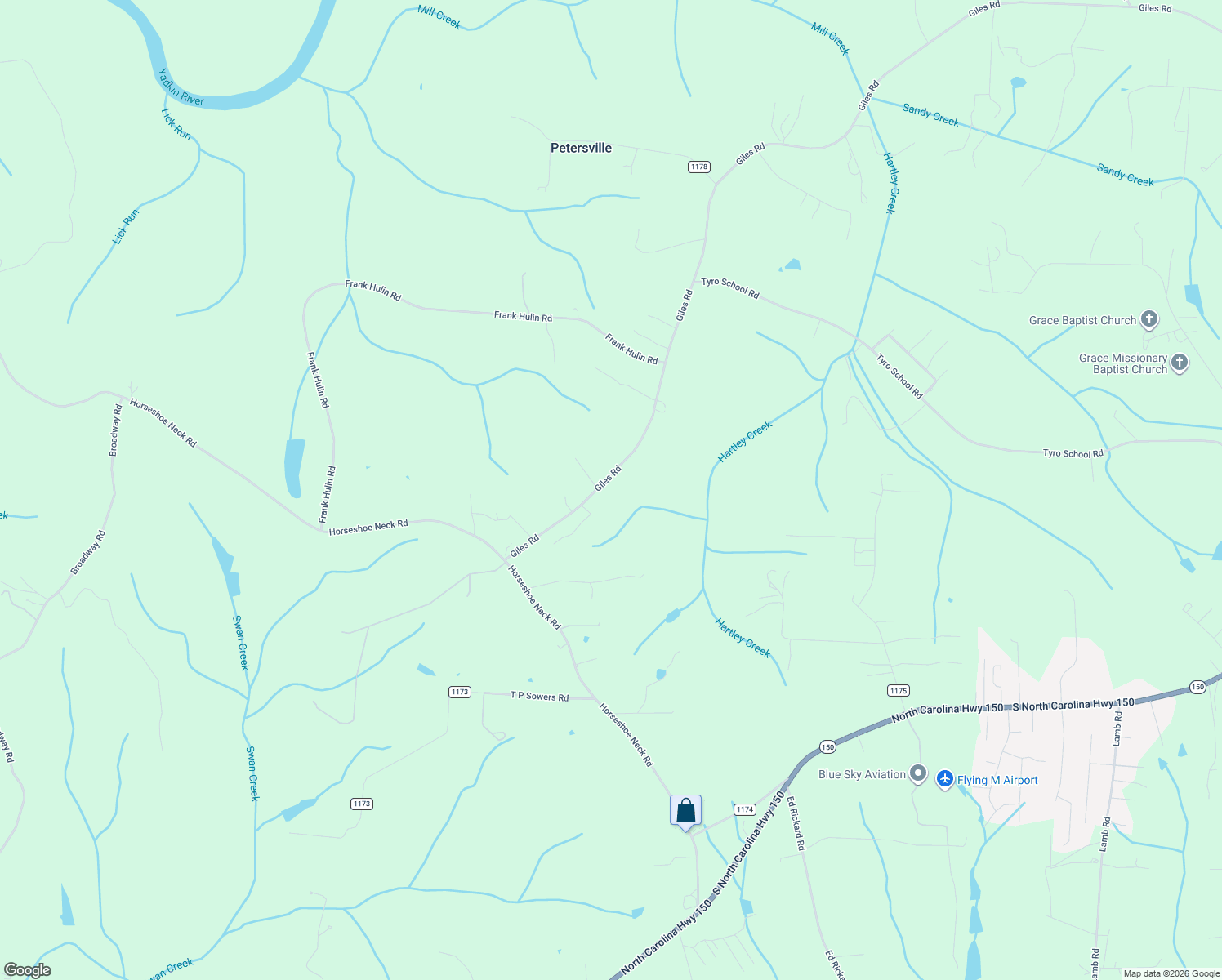 map of restaurants, bars, coffee shops, grocery stores, and more near 4615 Giles Road in Lexington