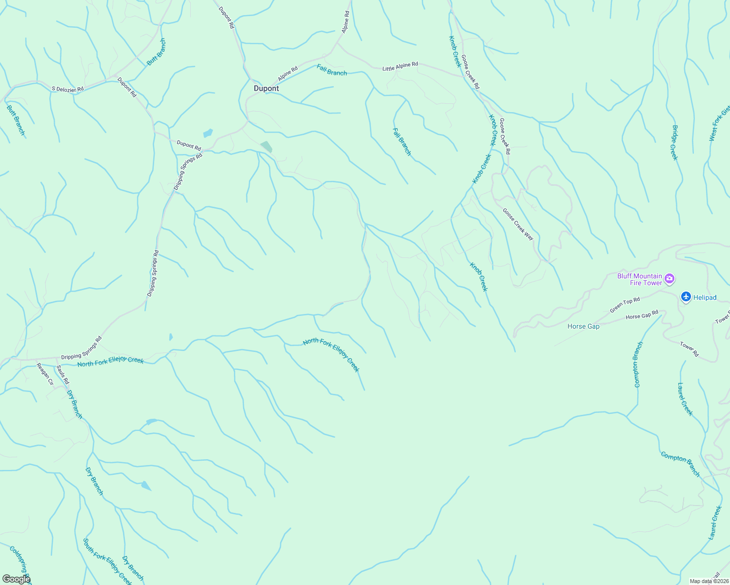 map of restaurants, bars, coffee shops, grocery stores, and more near 1055 Reagan Springs Rd in Seymour