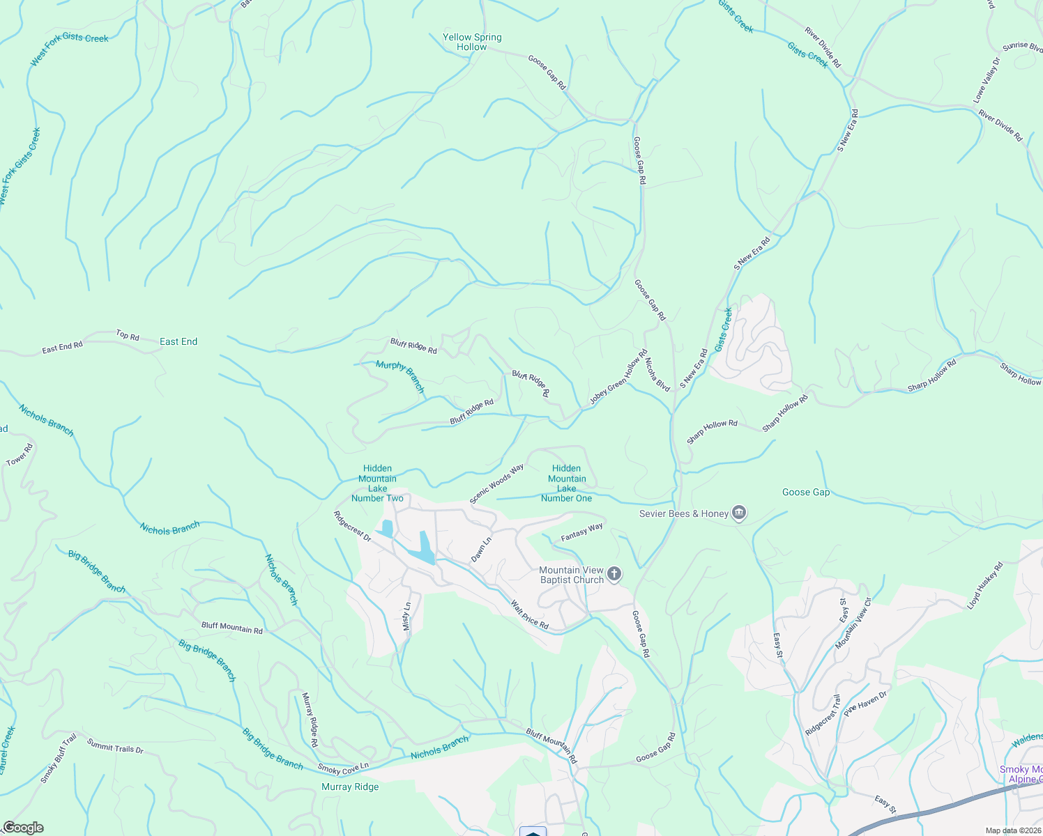 map of restaurants, bars, coffee shops, grocery stores, and more near 1620 Jobey Green Hollow Road in Pigeon Forge