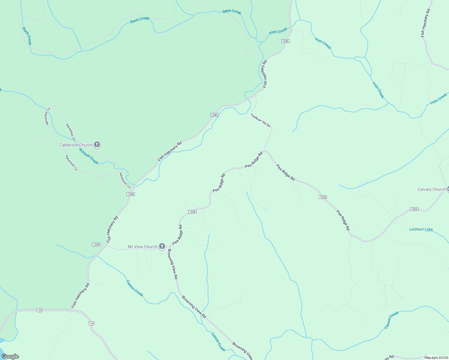 map of restaurants, bars, coffee shops, grocery stores, and more near 5037 Pea Ridge Road in Morganton