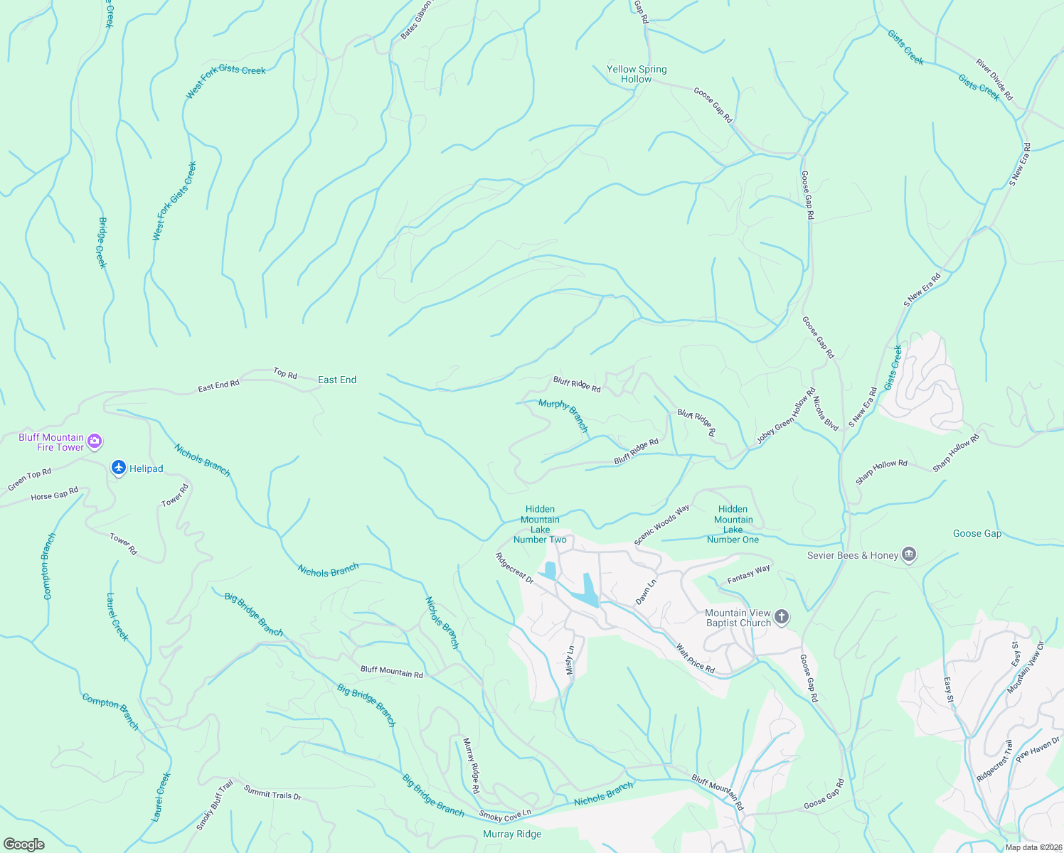 map of restaurants, bars, coffee shops, grocery stores, and more near in Sevier County