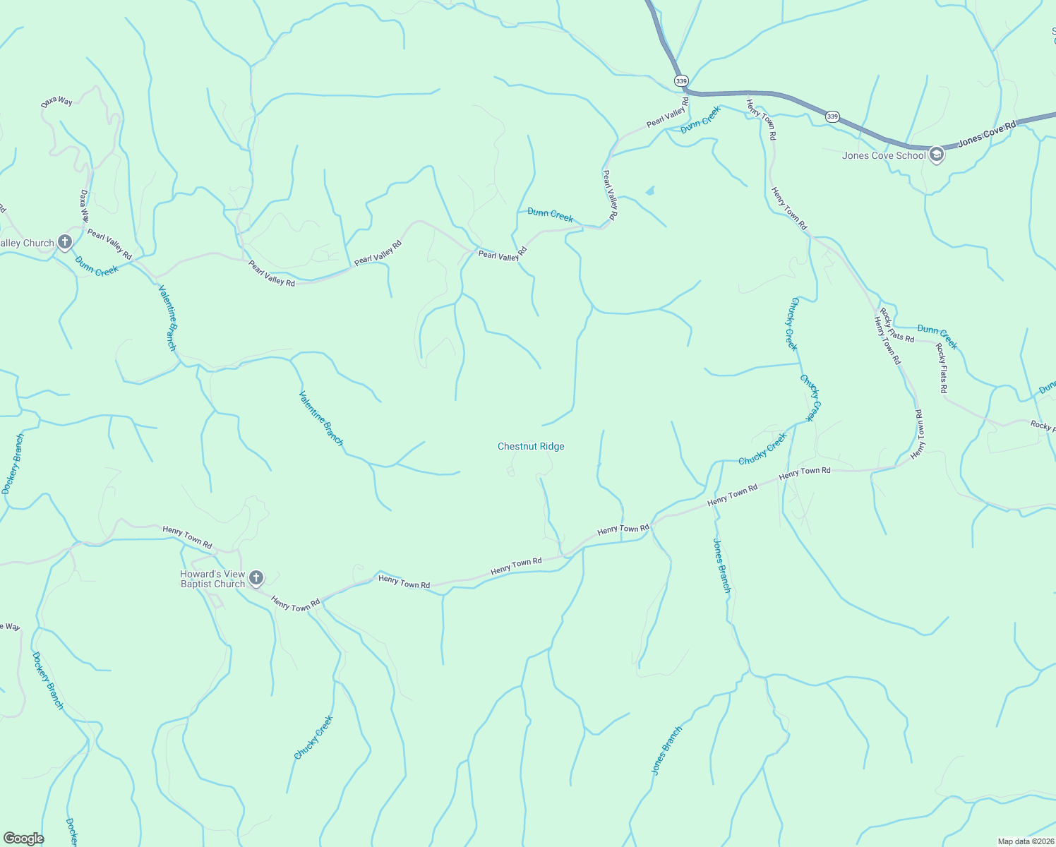 map of restaurants, bars, coffee shops, grocery stores, and more near in Pittman Center