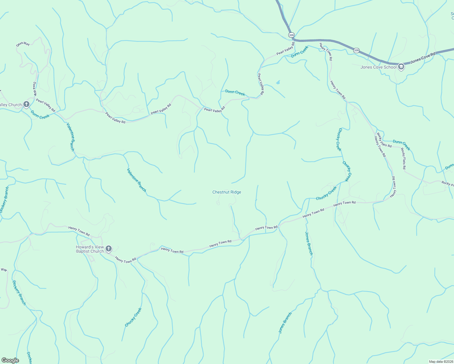 map of restaurants, bars, coffee shops, grocery stores, and more near in Pittman Center