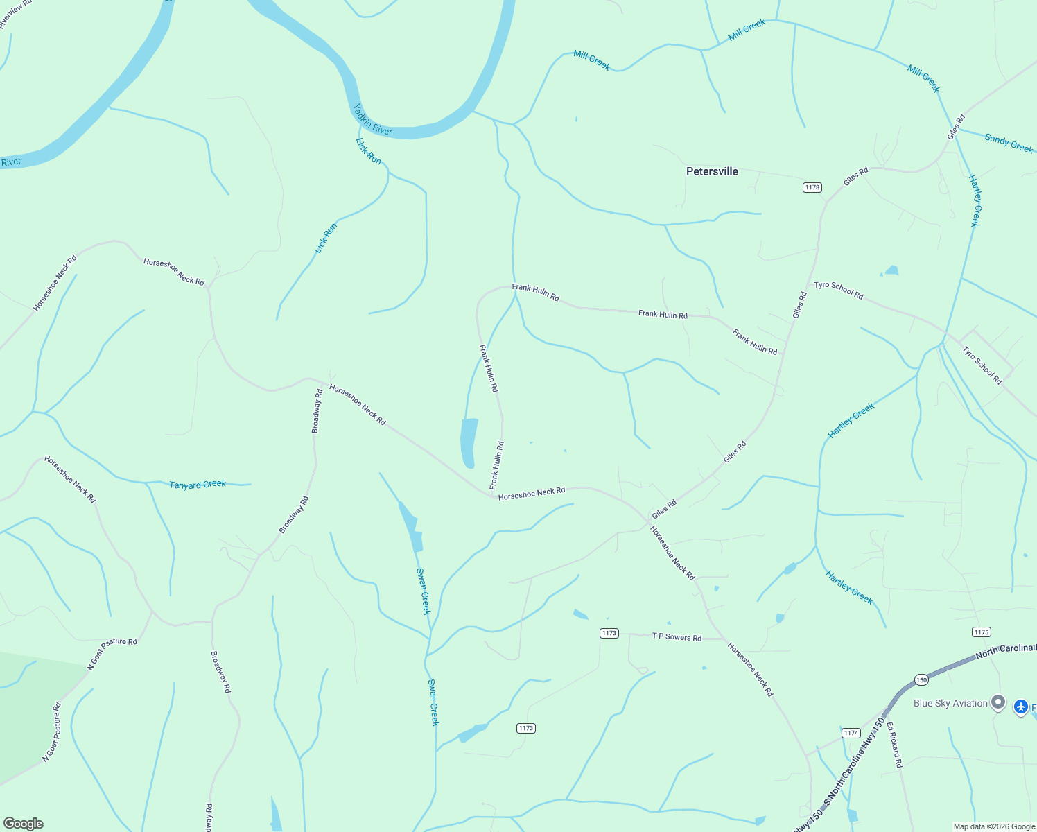 map of restaurants, bars, coffee shops, grocery stores, and more near 1631 Frank Hulin Road in Lexington
