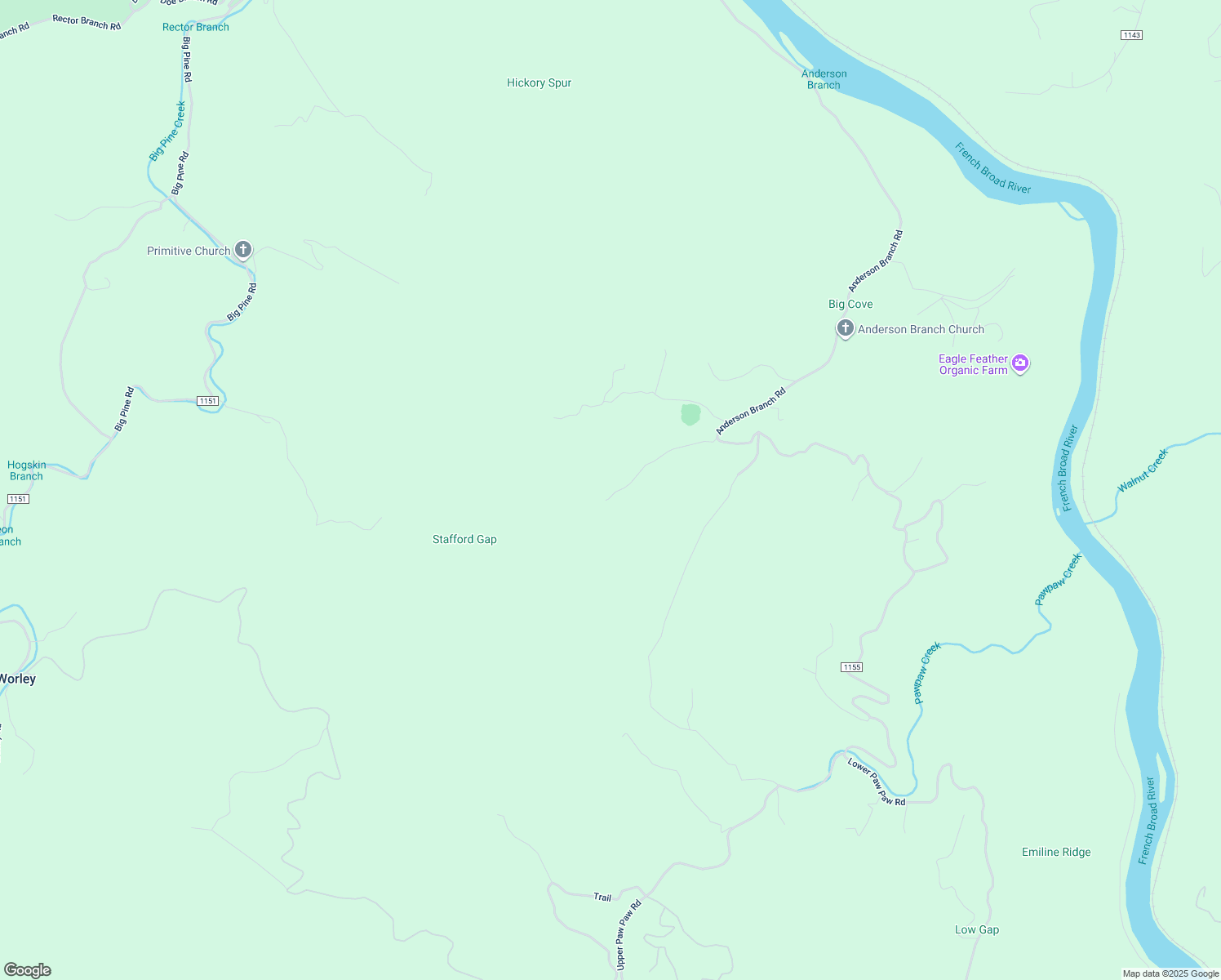 map of restaurants, bars, coffee shops, grocery stores, and more near 376 Rabbit Rock Road in Marshall