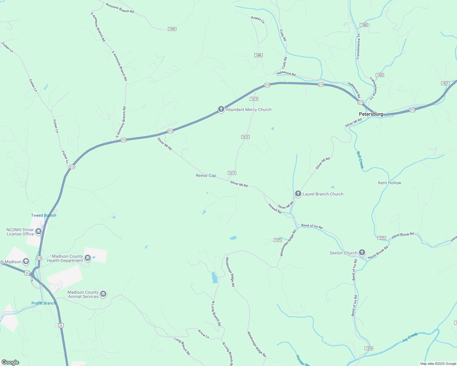 map of restaurants, bars, coffee shops, grocery stores, and more near 730 Silvers Mill Road in Marshall