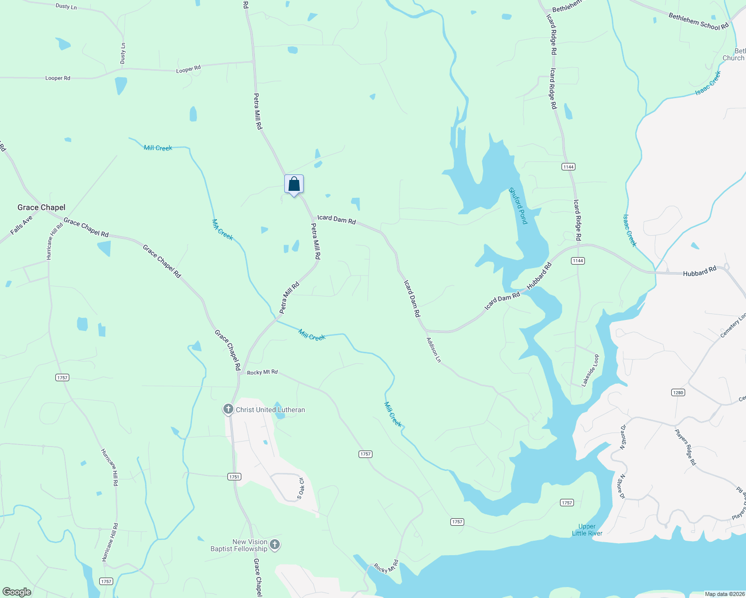 map of restaurants, bars, coffee shops, grocery stores, and more near 5320 Eider Lane in Granite Falls