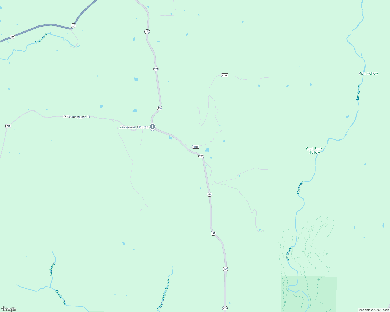 map of restaurants, bars, coffee shops, grocery stores, and more near 19267 Arkansas 170 in West Fork