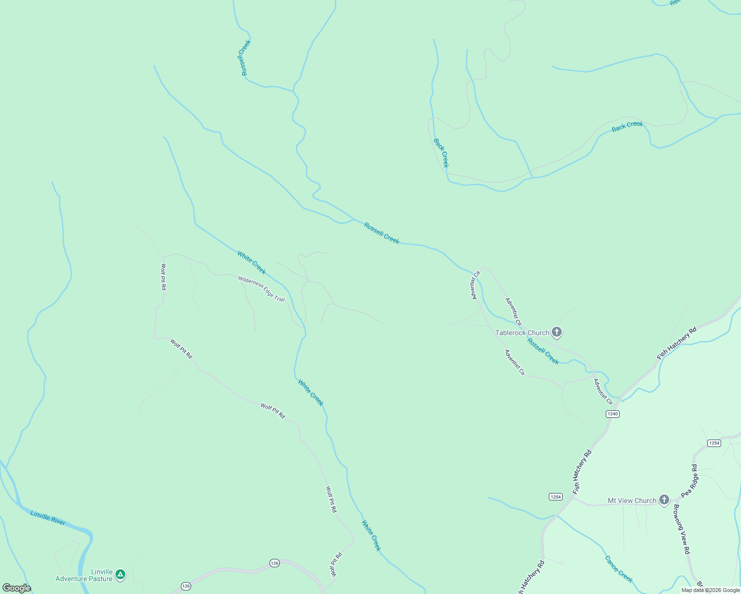 map of restaurants, bars, coffee shops, grocery stores, and more near Wilderness Edge Trail in Morganton