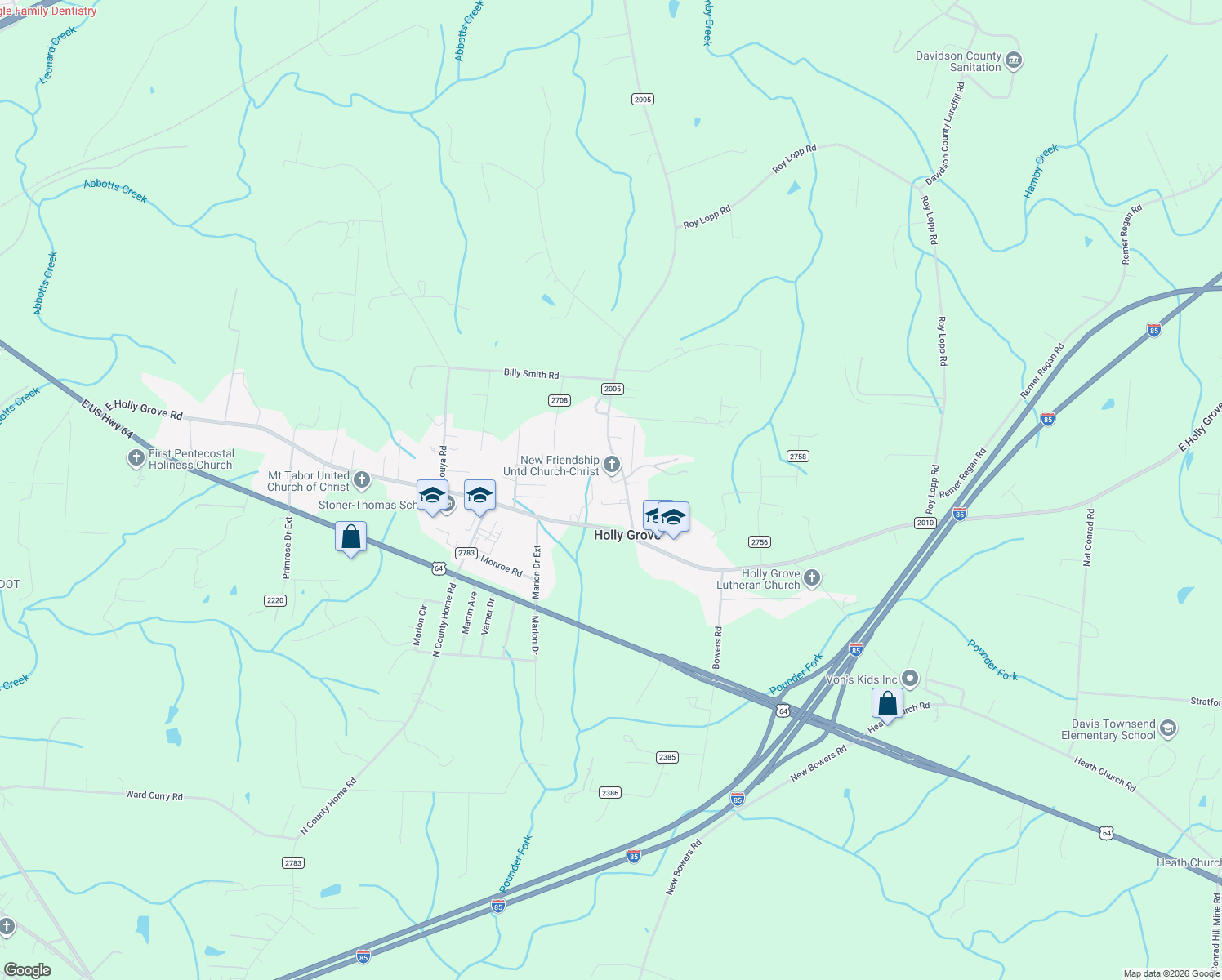 map of restaurants, bars, coffee shops, grocery stores, and more near 247 Turner Rd in Lexington