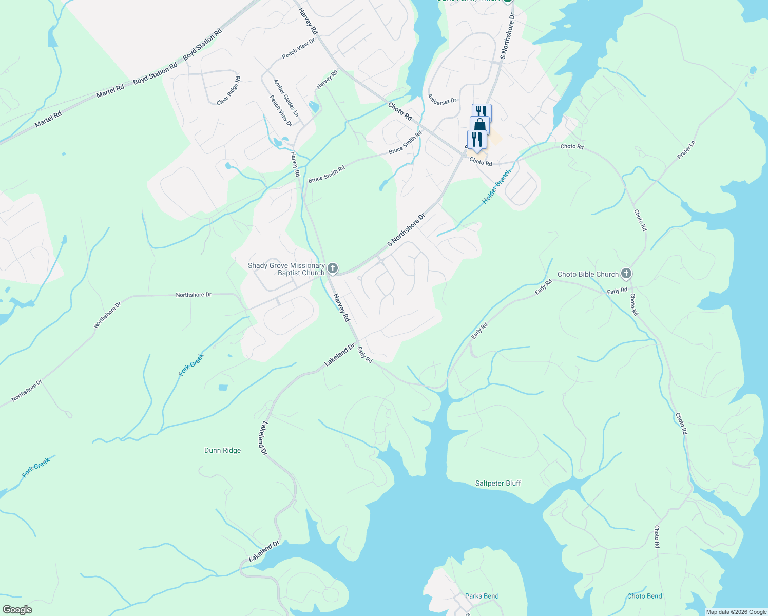 map of restaurants, bars, coffee shops, grocery stores, and more near 1808 Falcon Pointe Drive in Knoxville