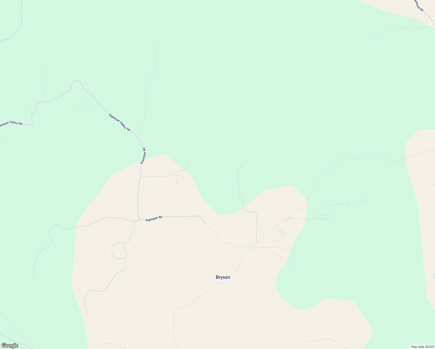 map of restaurants, bars, coffee shops, grocery stores, and more near 76386 Bryson Hesperia Road in Bradley