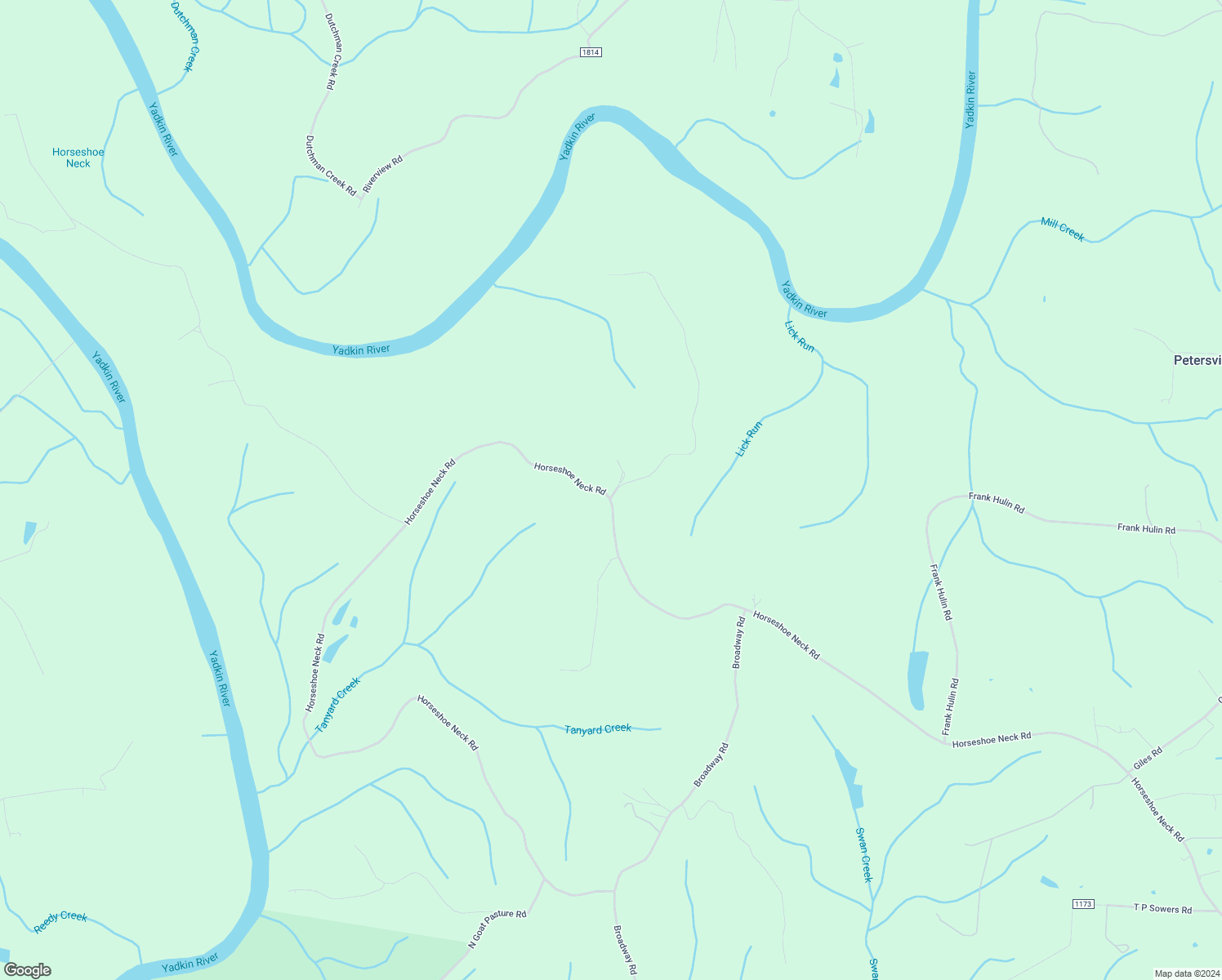 map of restaurants, bars, coffee shops, grocery stores, and more near 3174 Horseshoe Neck Road in Lexington