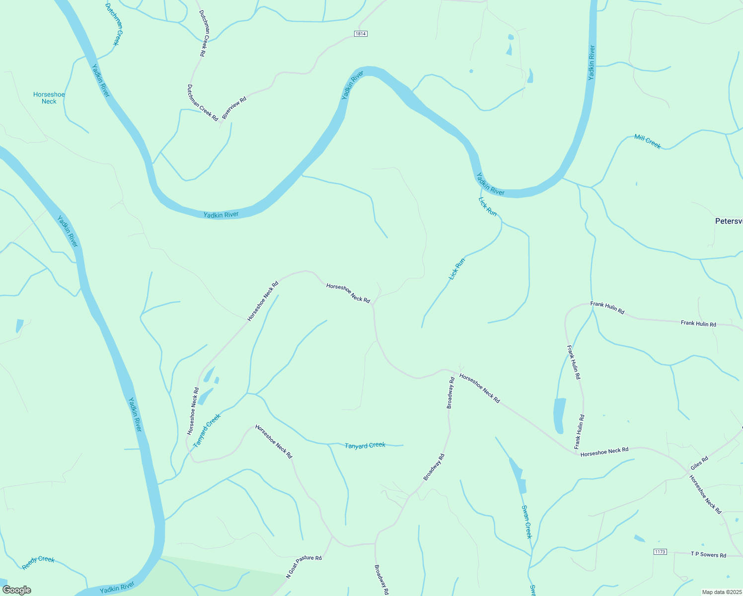 map of restaurants, bars, coffee shops, grocery stores, and more near 3174 Horseshoe Neck Road in Lexington