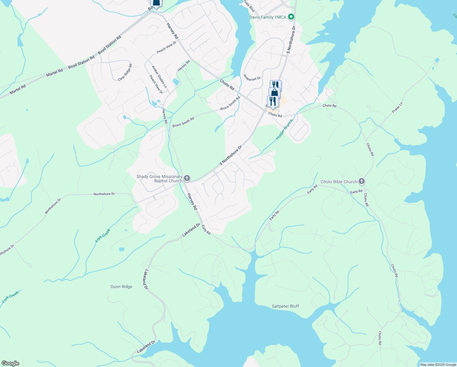 map of restaurants, bars, coffee shops, grocery stores, and more near 1739 Sawgrass Road in Knoxville
